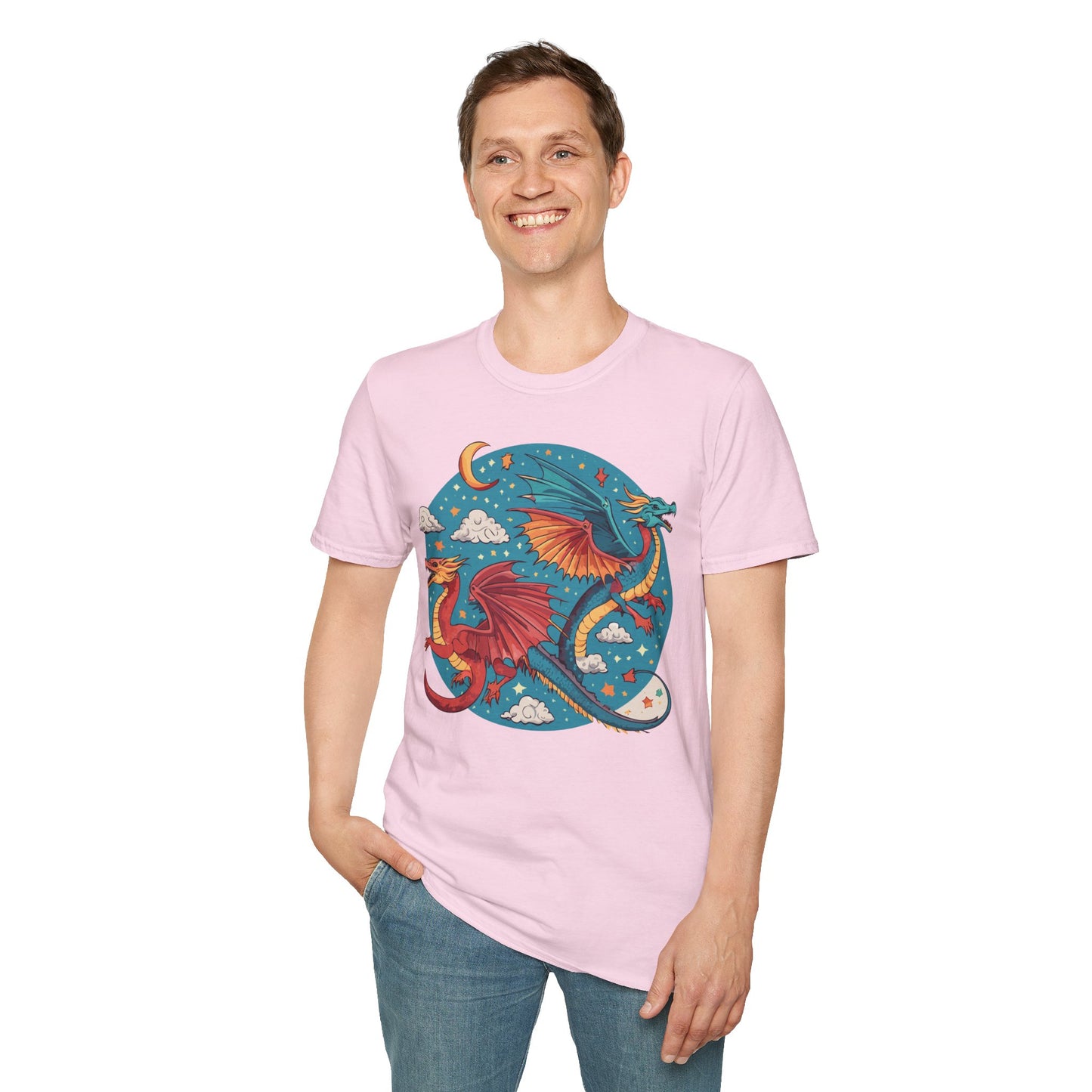 Dragon T Shirt, Dragon Shirt, Shirt with Animals, Animal Shirt