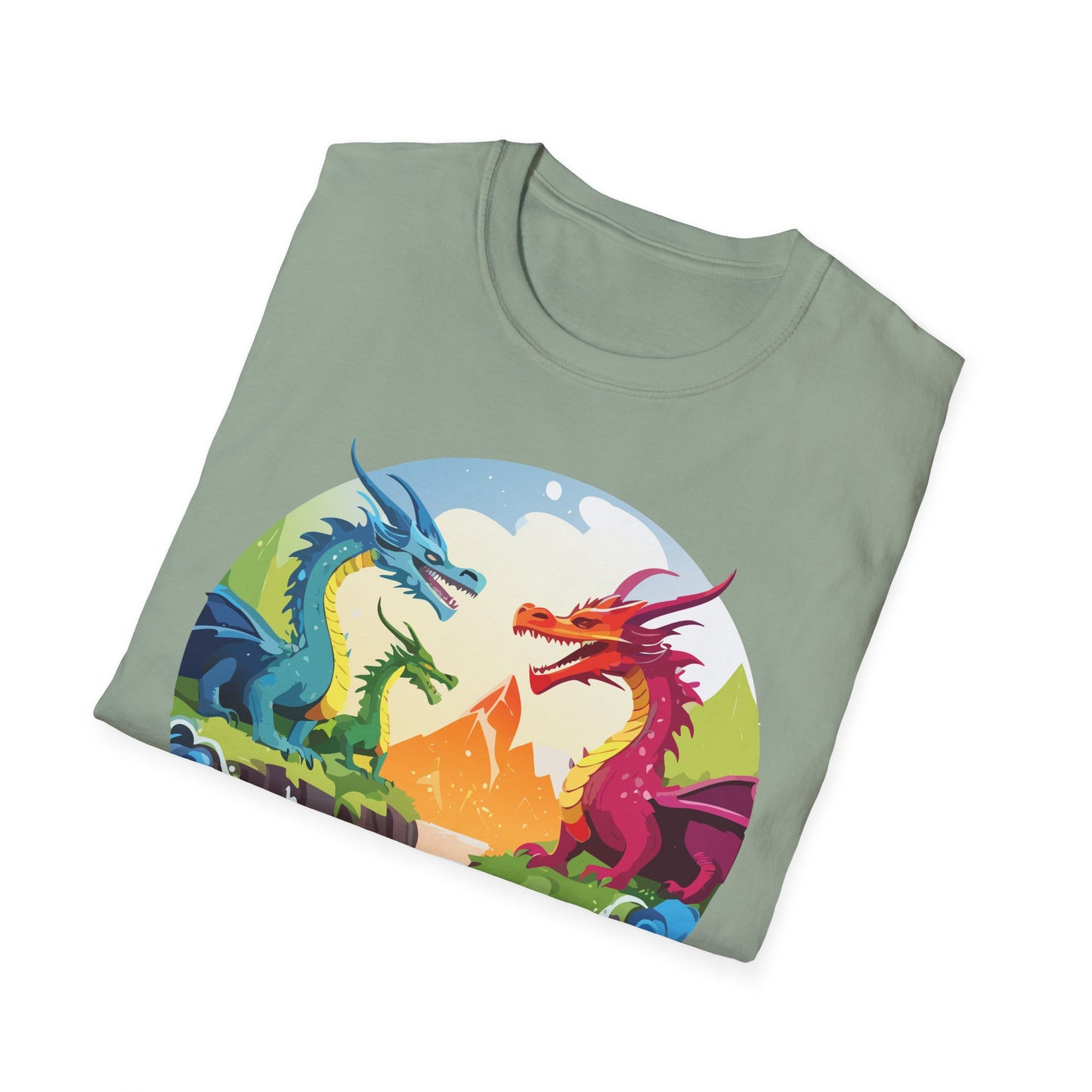 Dragon T Shirt, Dragon Shirt, Shirt with Animals, Animal Shirt