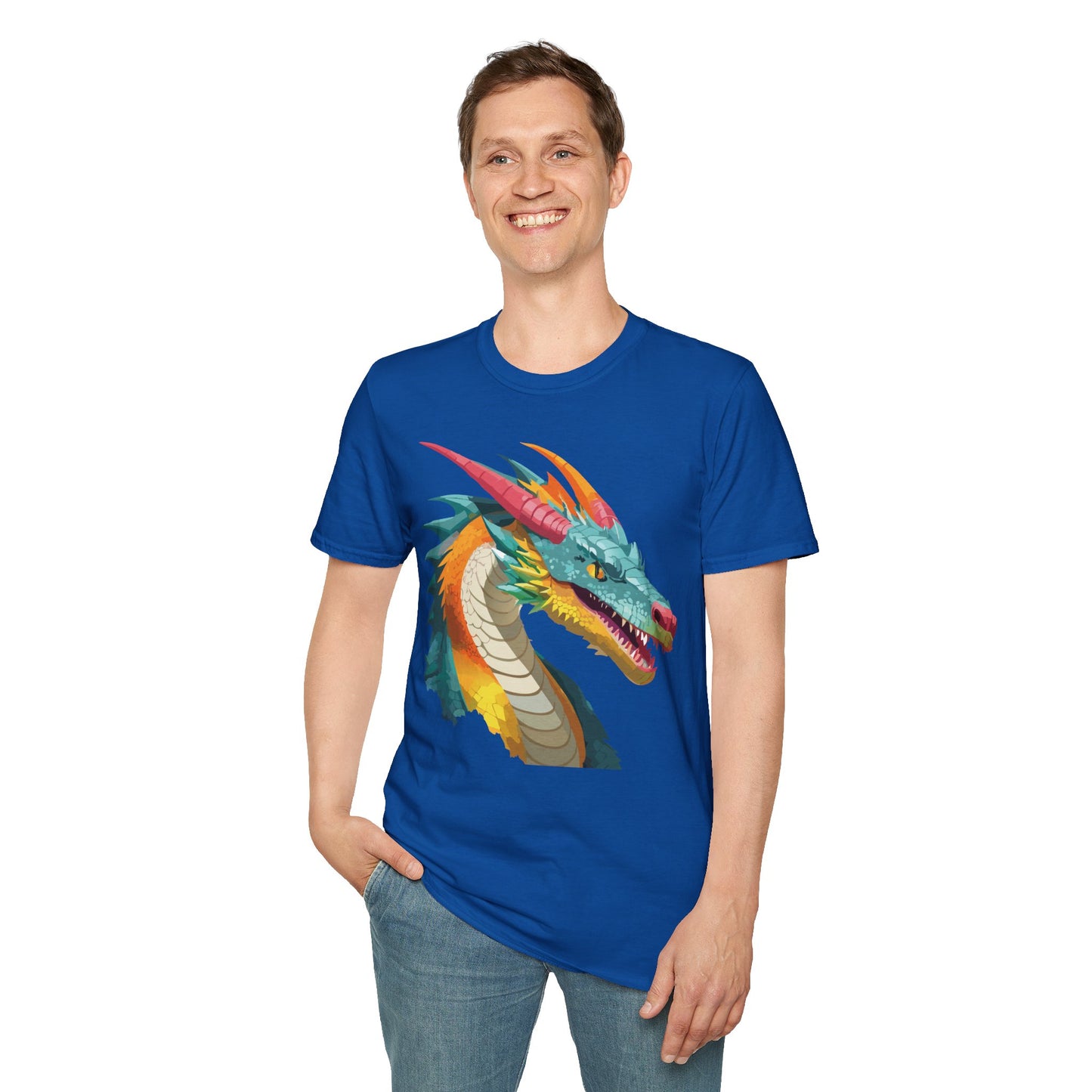 Dragon T Shirt, Dragon Shirt, Shirt with Animals, Animal Shirt