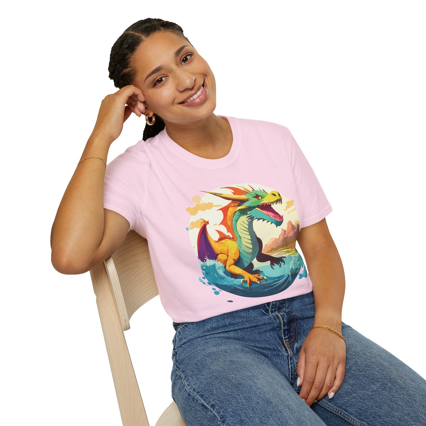 Dragon T Shirt, Dragon Shirt, Shirt with Animals, Animal Shirt