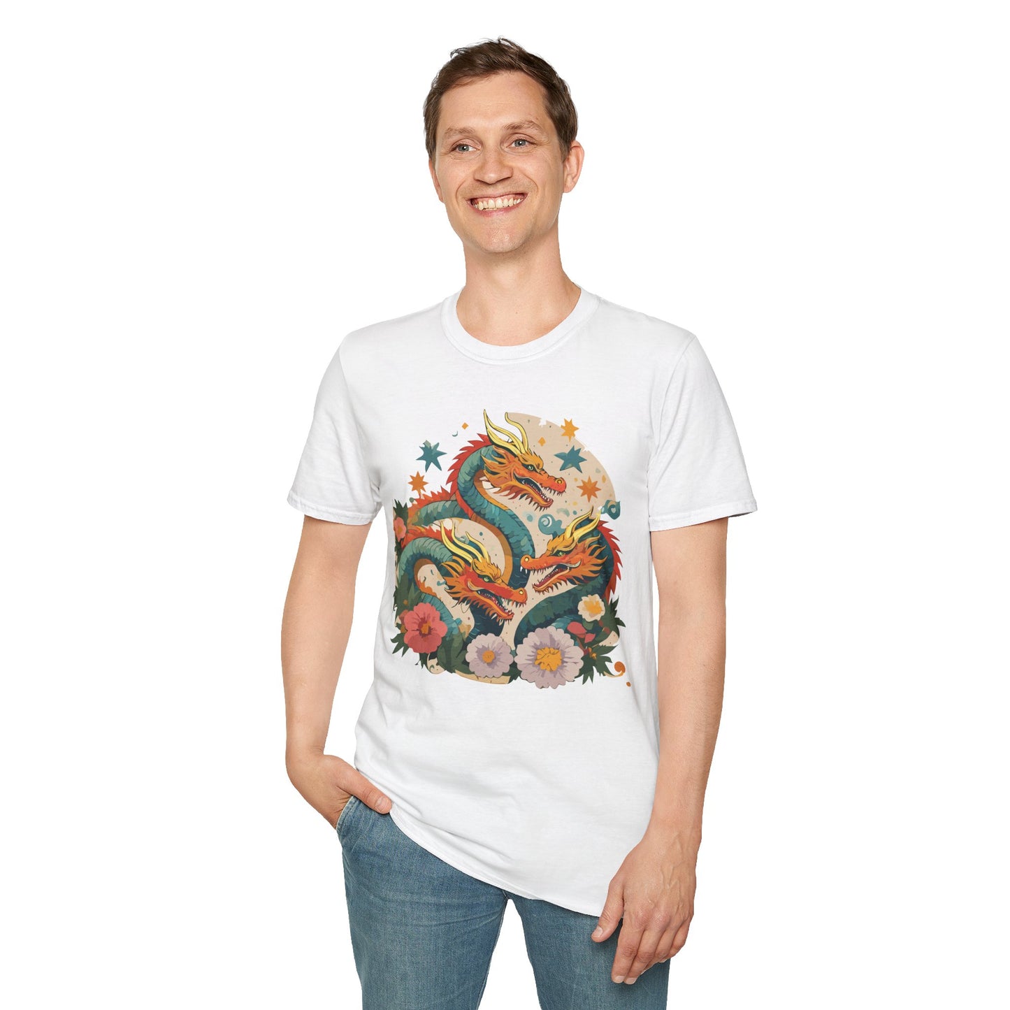 Dragon T Shirt, Dragon Shirt, Shirt with Animals, Animal Shirt