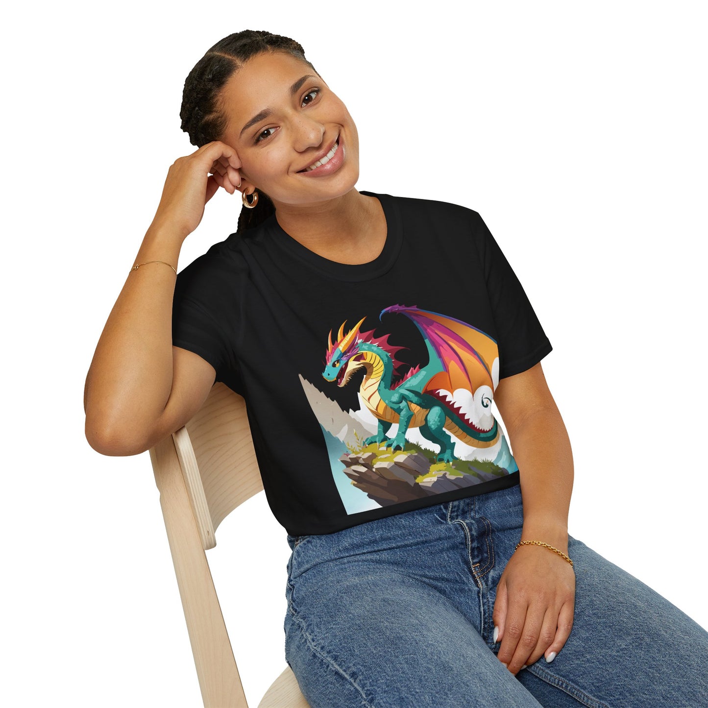 Dragon T Shirt, Dragon Shirt, Shirt with Animals, Animal Shirt