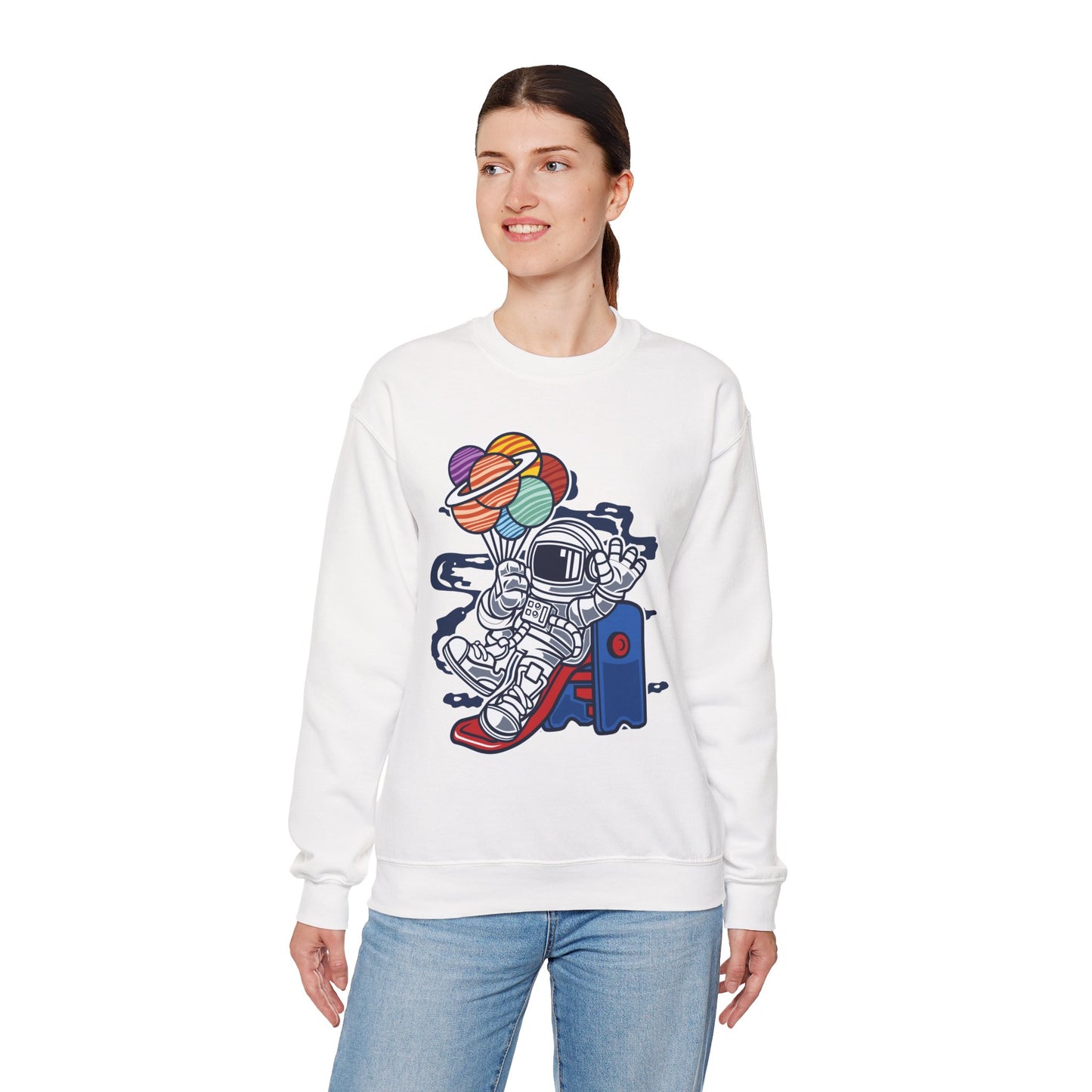 Space Shuttle Sweatshirt, Cosmic Sweatshirt, Astronaut Sweatshirt, Space Cosmic Sweatshirt