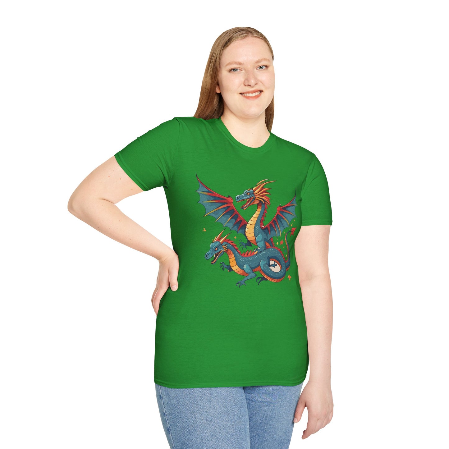 Dragon T Shirt, Dragon Shirt, Shirt with Animals, Animal Shirt