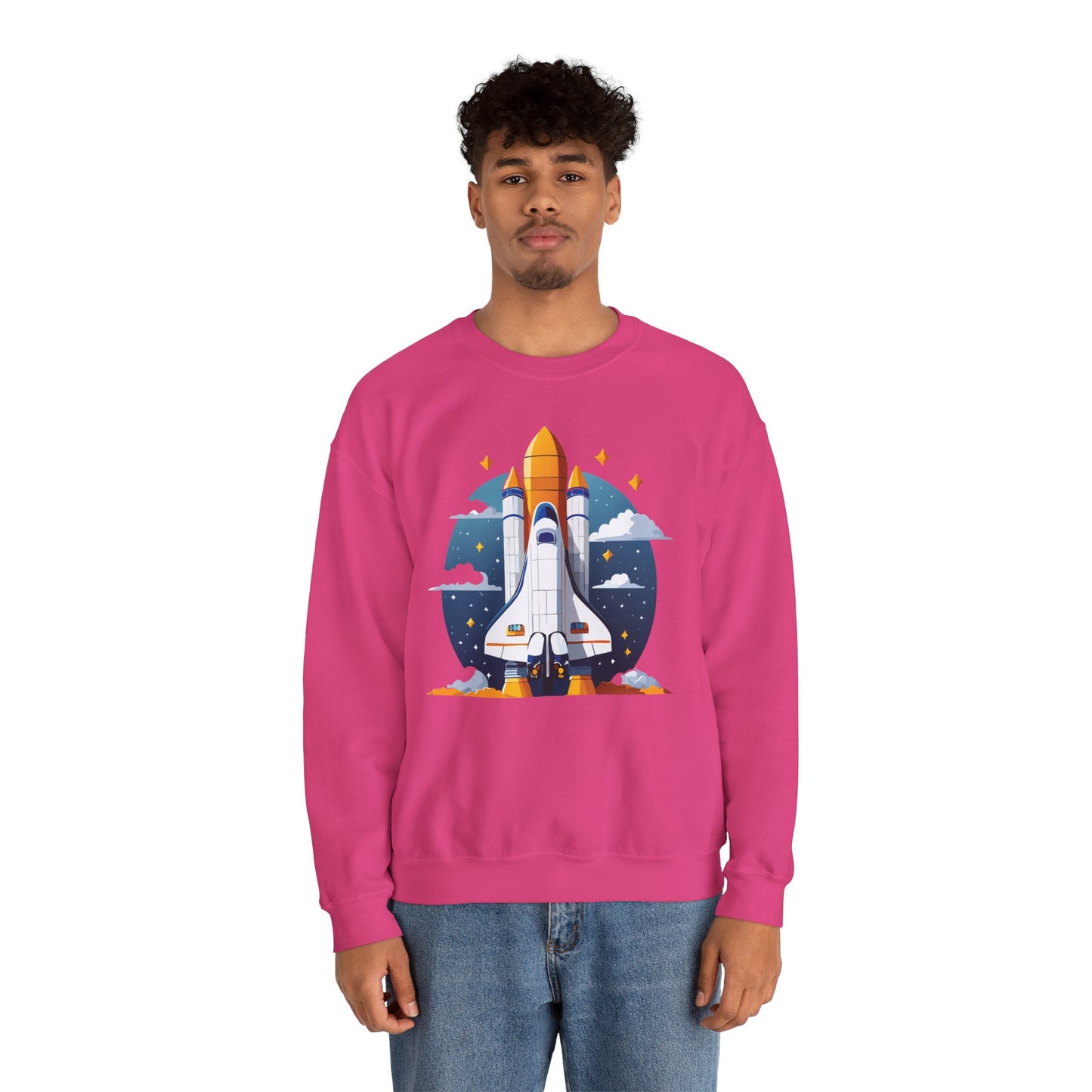 Space Shuttle Sweatshirt, Cosmic Sweatshirt, Astronaut Sweatshirt, Space Cosmic Sweatshirt