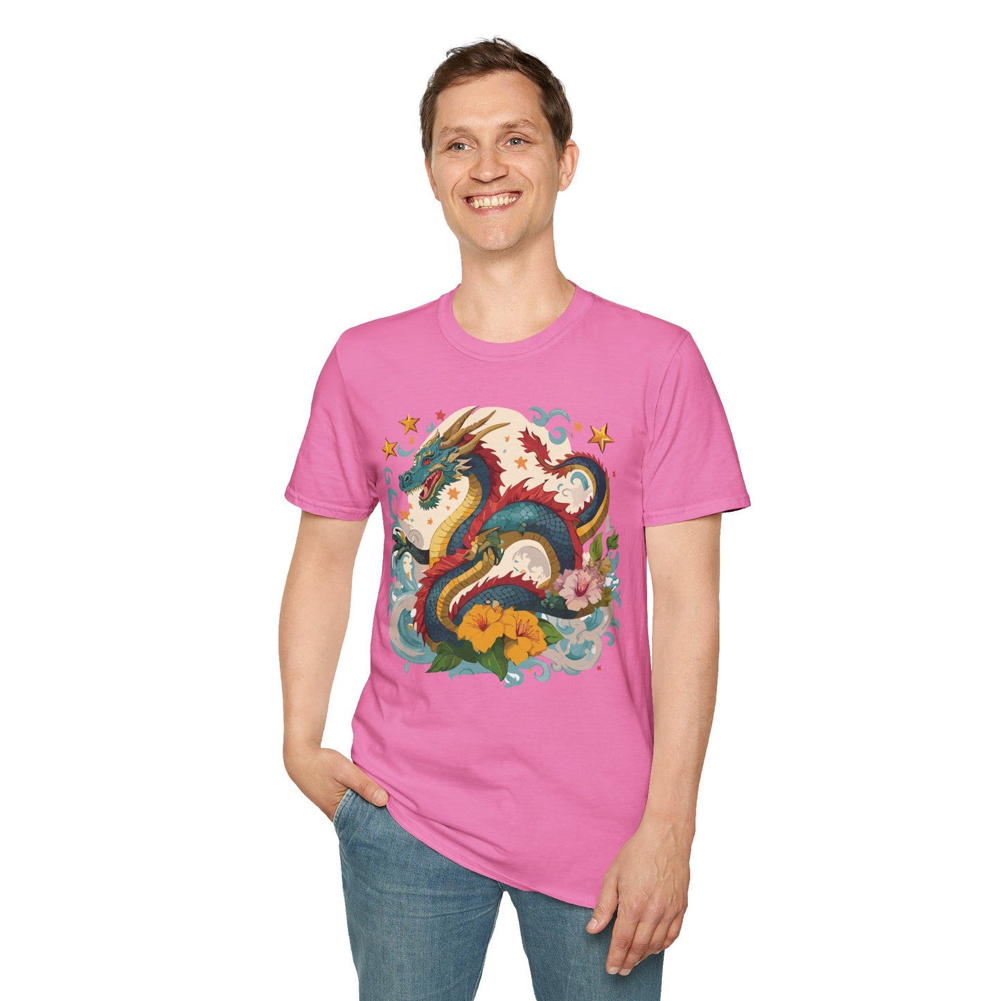 Dragon T Shirt, Dragon Shirt, Shirt with Animals, Animal Shirt