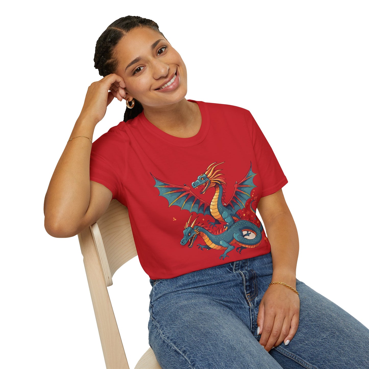 Dragon T Shirt, Dragon Shirt, Shirt with Animals, Animal Shirt