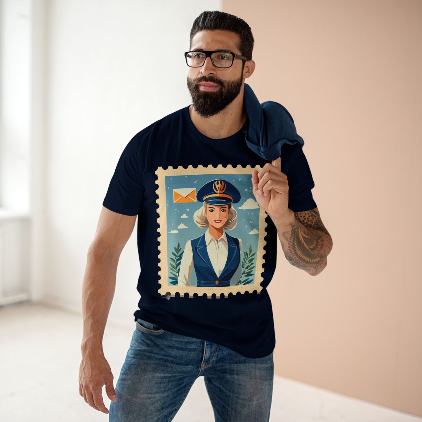 Stamp Shirt, Postage Stamp Shirt