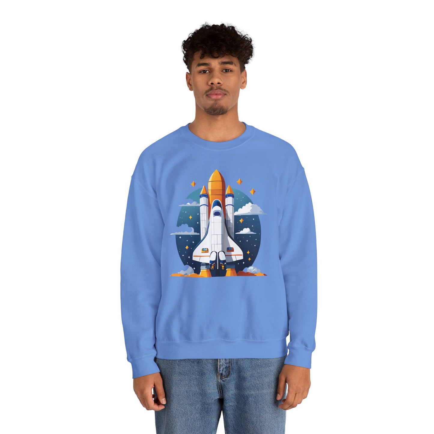 Space Shuttle Sweatshirt, Cosmic Sweatshirt, Astronaut Sweatshirt, Space Cosmic Sweatshirt