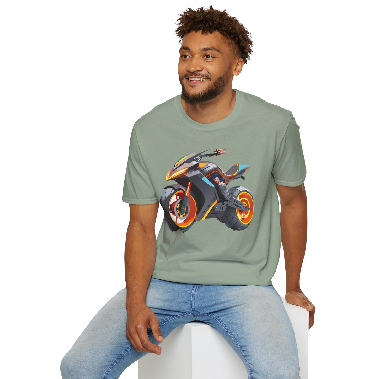 Bike T Shirt, Moto Shirt, Shirt with Motorcycle, MTB T Shirts