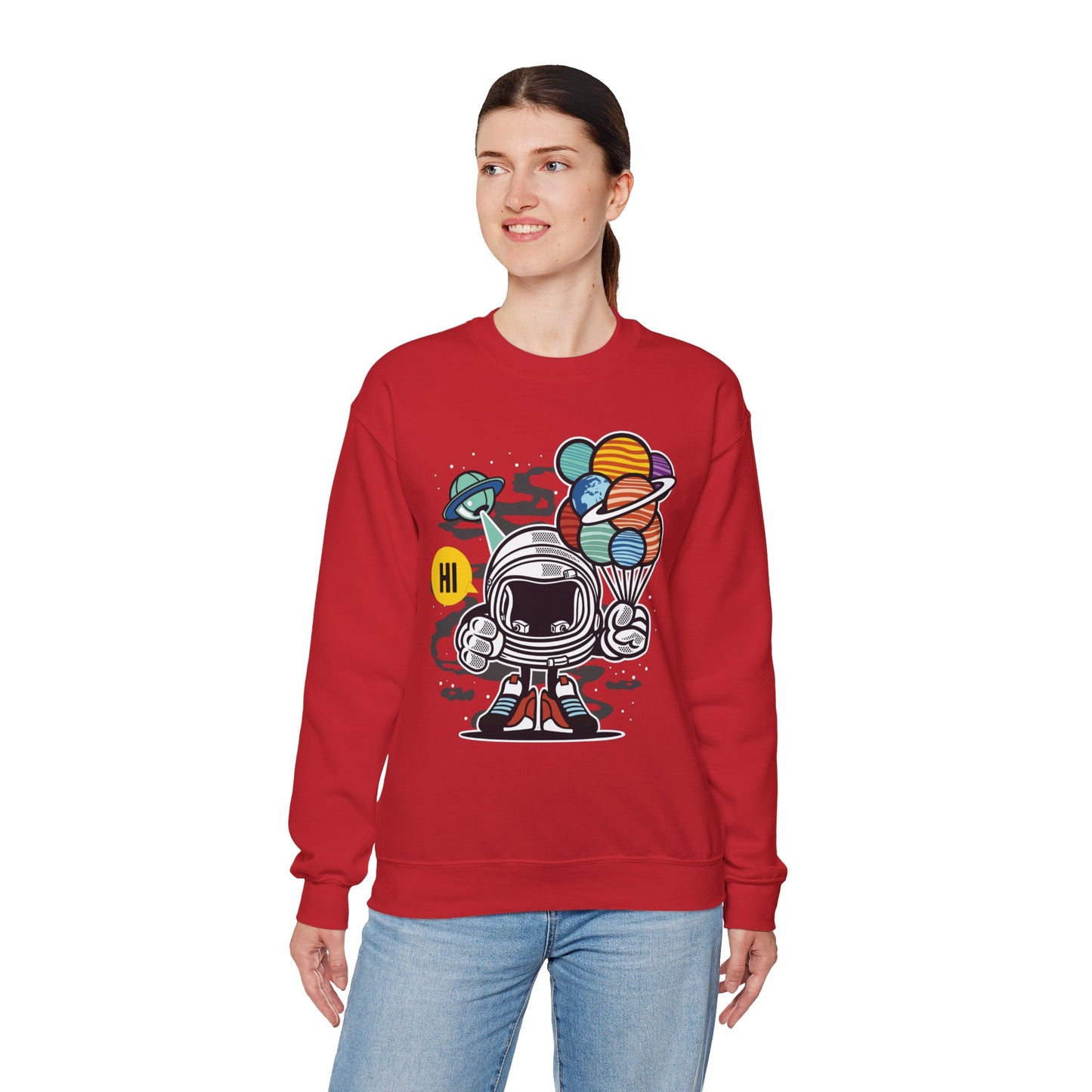 Space Shuttle Sweatshirt, Cosmic Sweatshirt, Astronaut Sweatshirt, Space Cosmic Sweatshirt