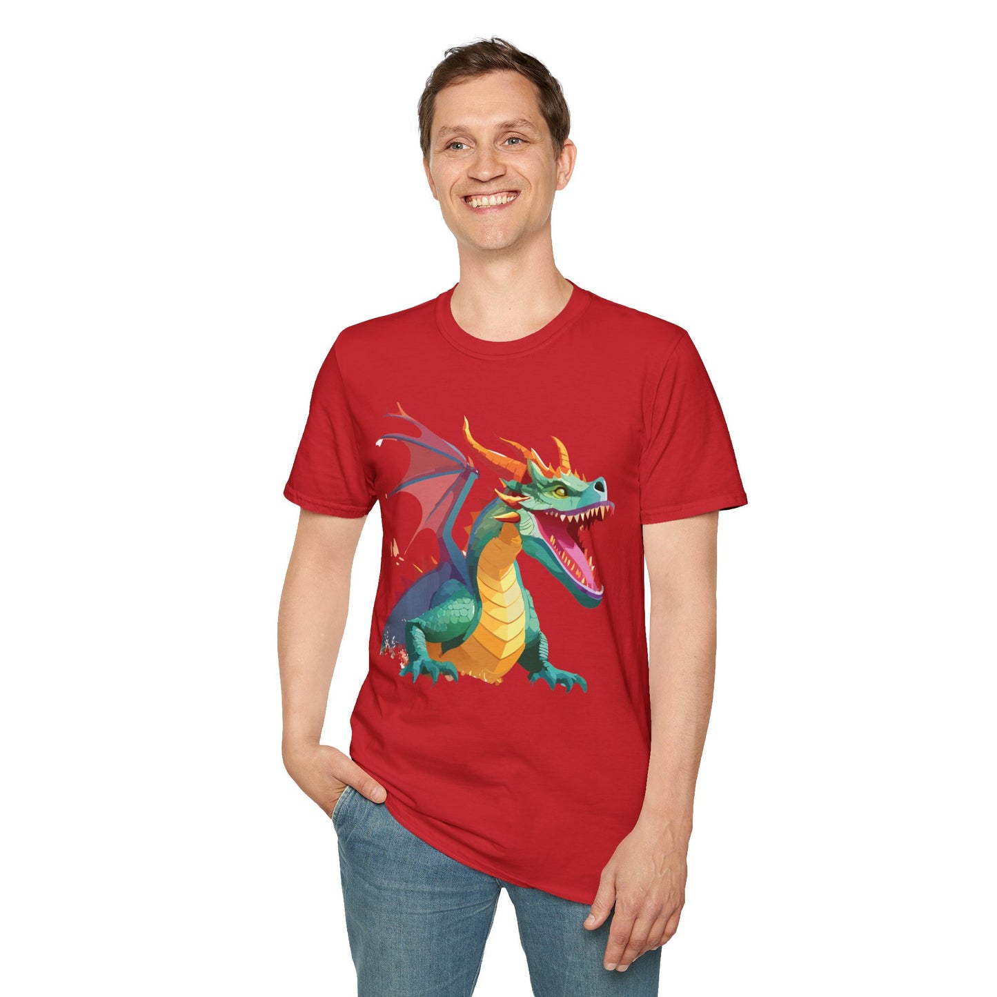 Dragon T Shirt, Dragon Shirt, Shirt with Animals, Animal Shirt