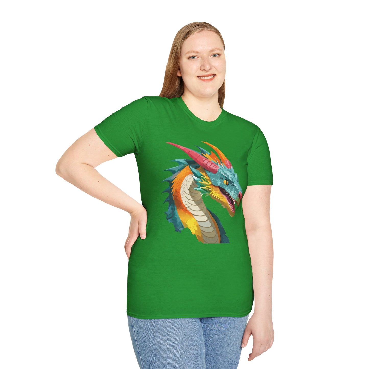 Dragon T Shirt, Dragon Shirt, Shirt with Animals, Animal Shirt