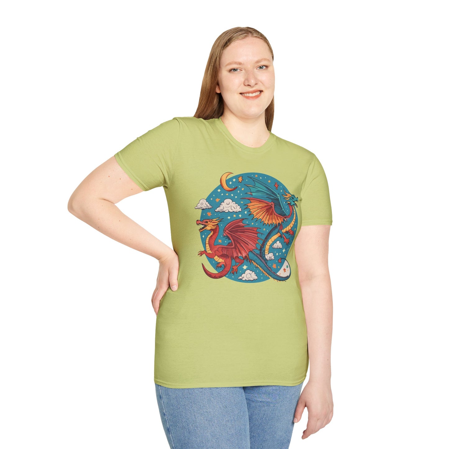 Dragon T Shirt, Dragon Shirt, Shirt with Animals, Animal Shirt