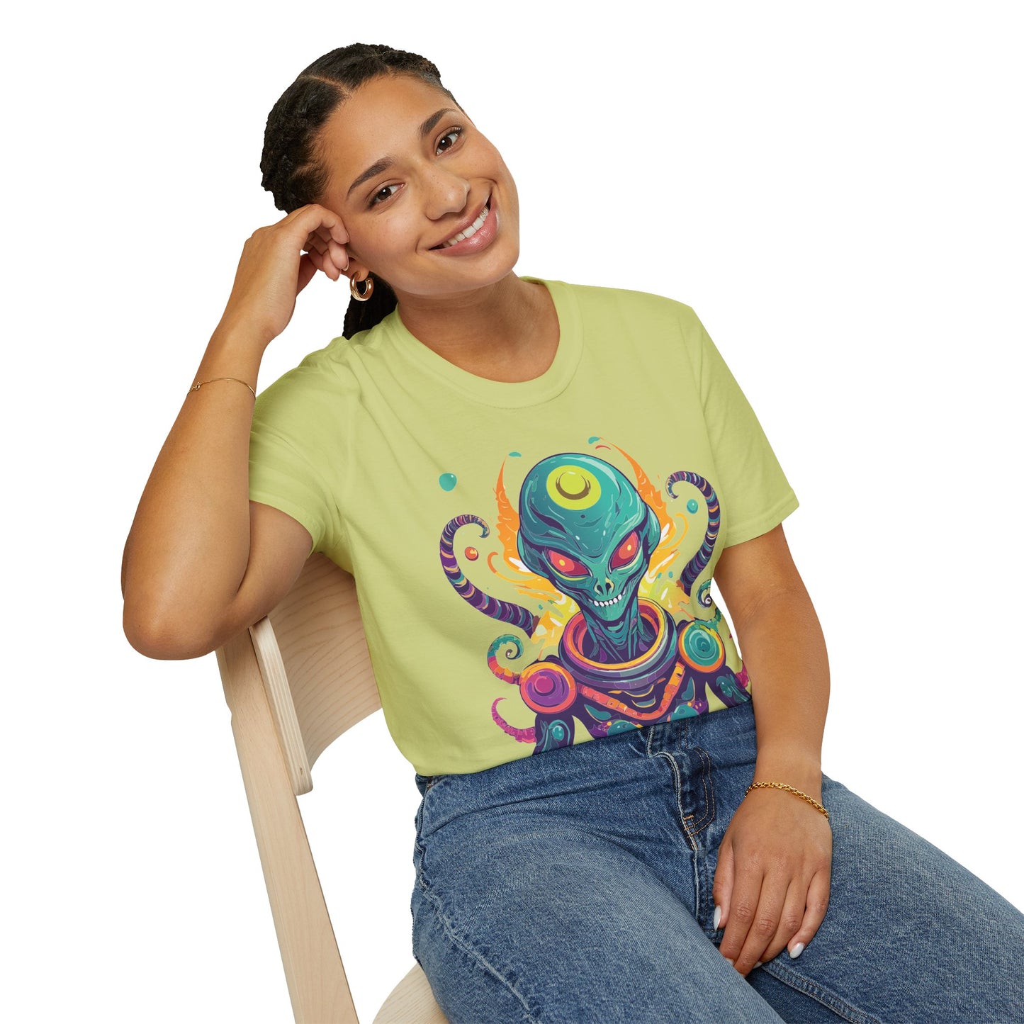 Alien T Shirt, Cosmos Shirt, Shirt with Aliens, Cosmo Shirts