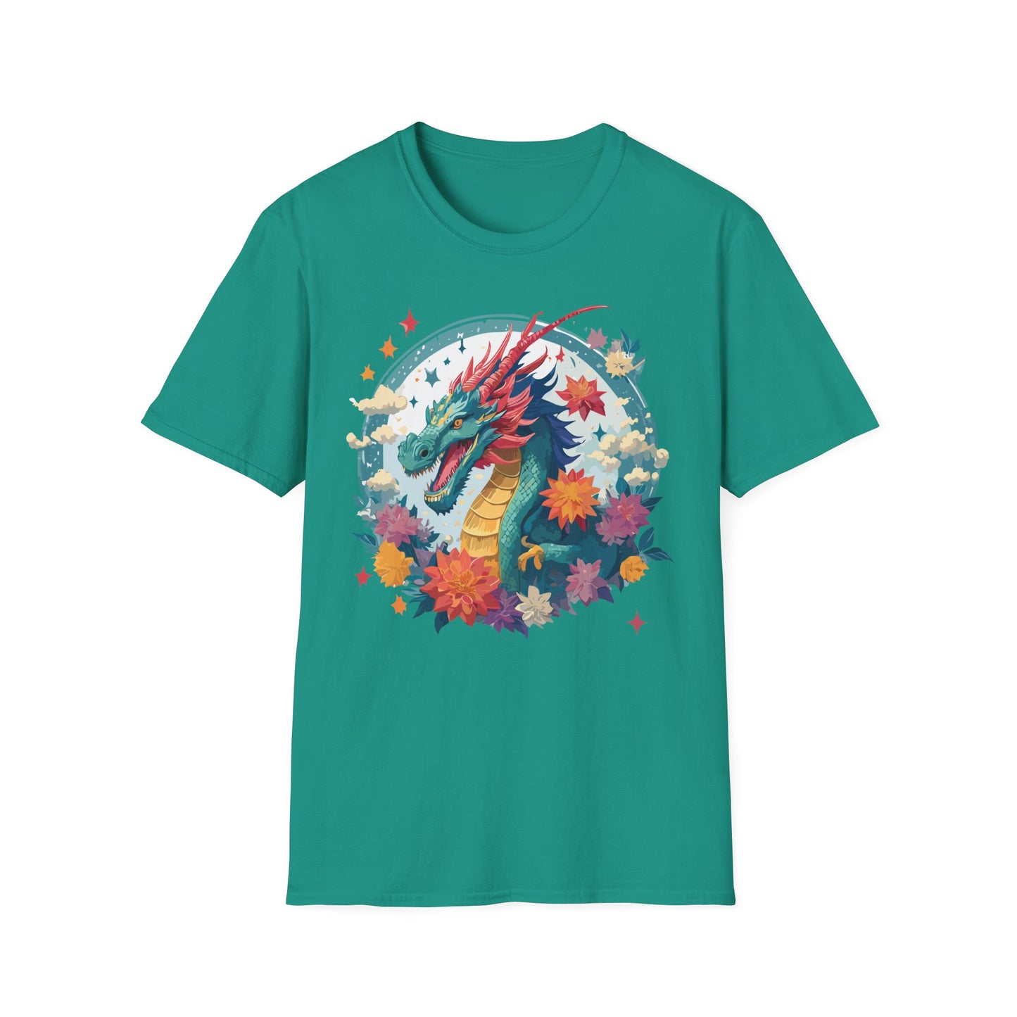 Dragon T Shirt, Dragon Shirt, Shirt with Animals, Animal Shirt