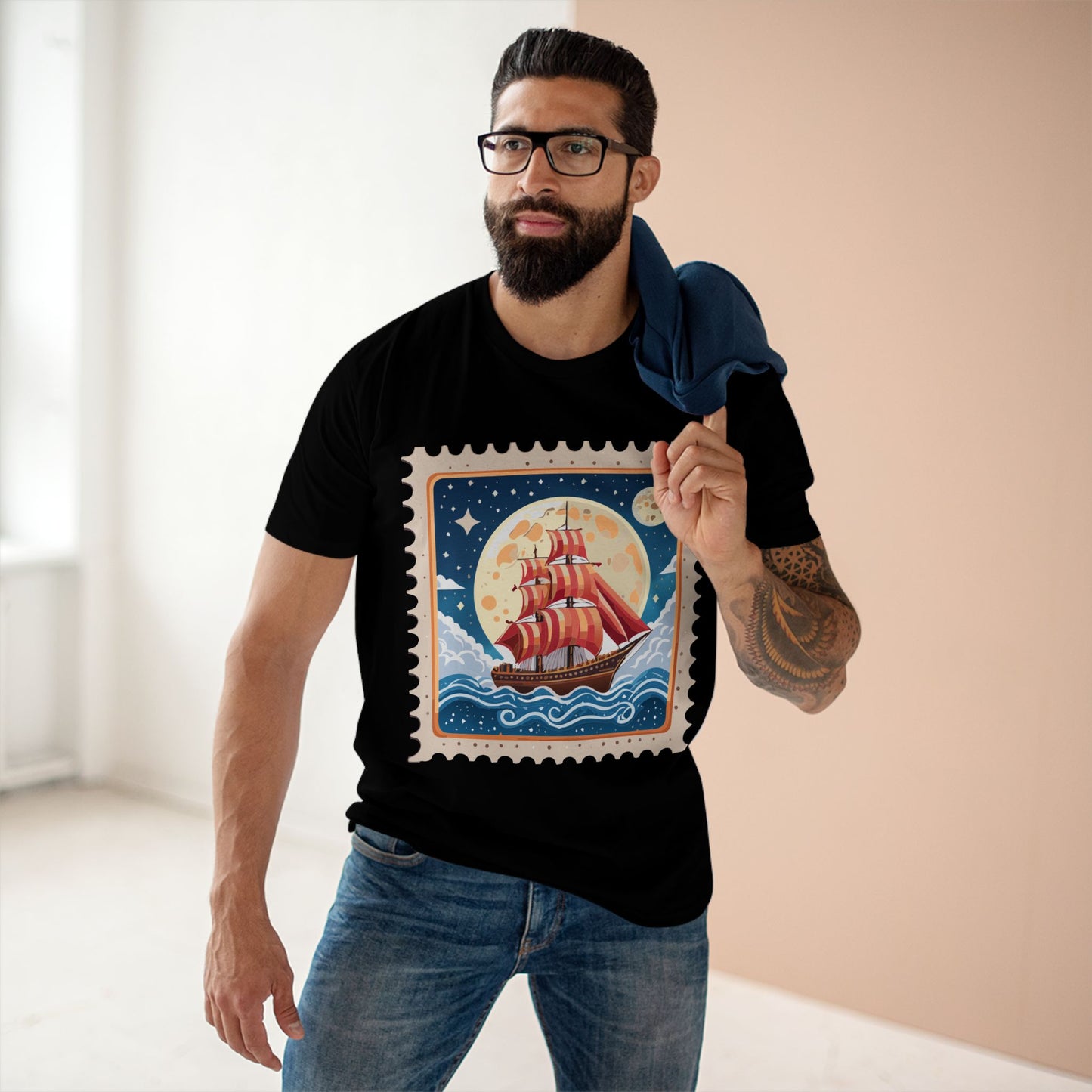 Stamp Shirt, Postage Stamp Shirt