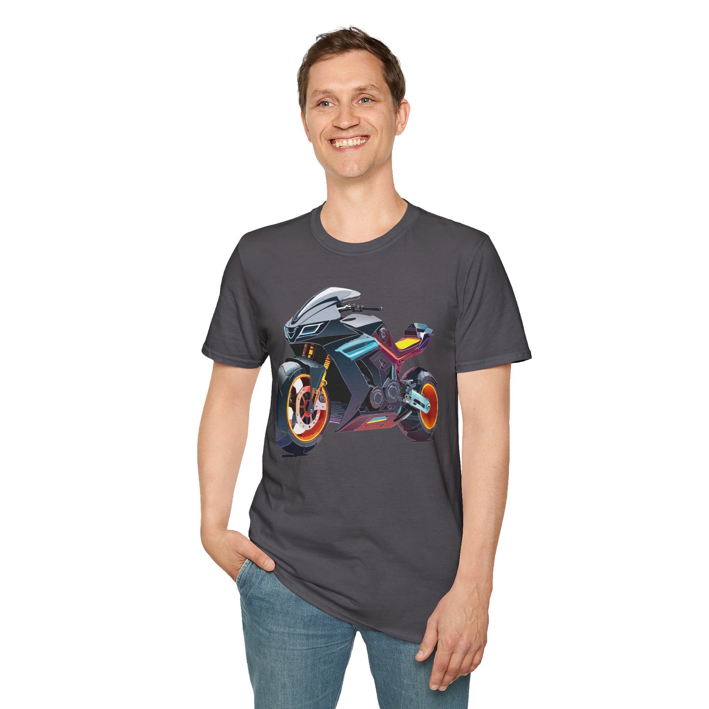Bike T Shirt, Moto Shirt, Shirt with Motorcycle, MTB T Shirts