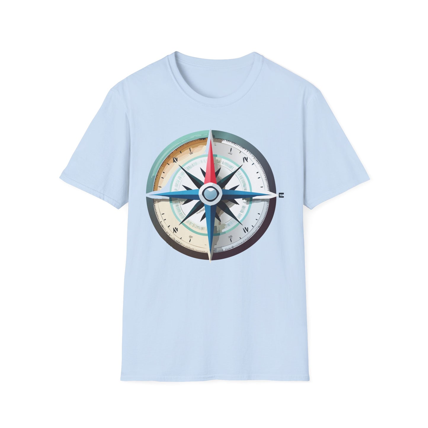 Compass T Shirt, Compass Shirt, Shirt with Compass, Navigator Shirt