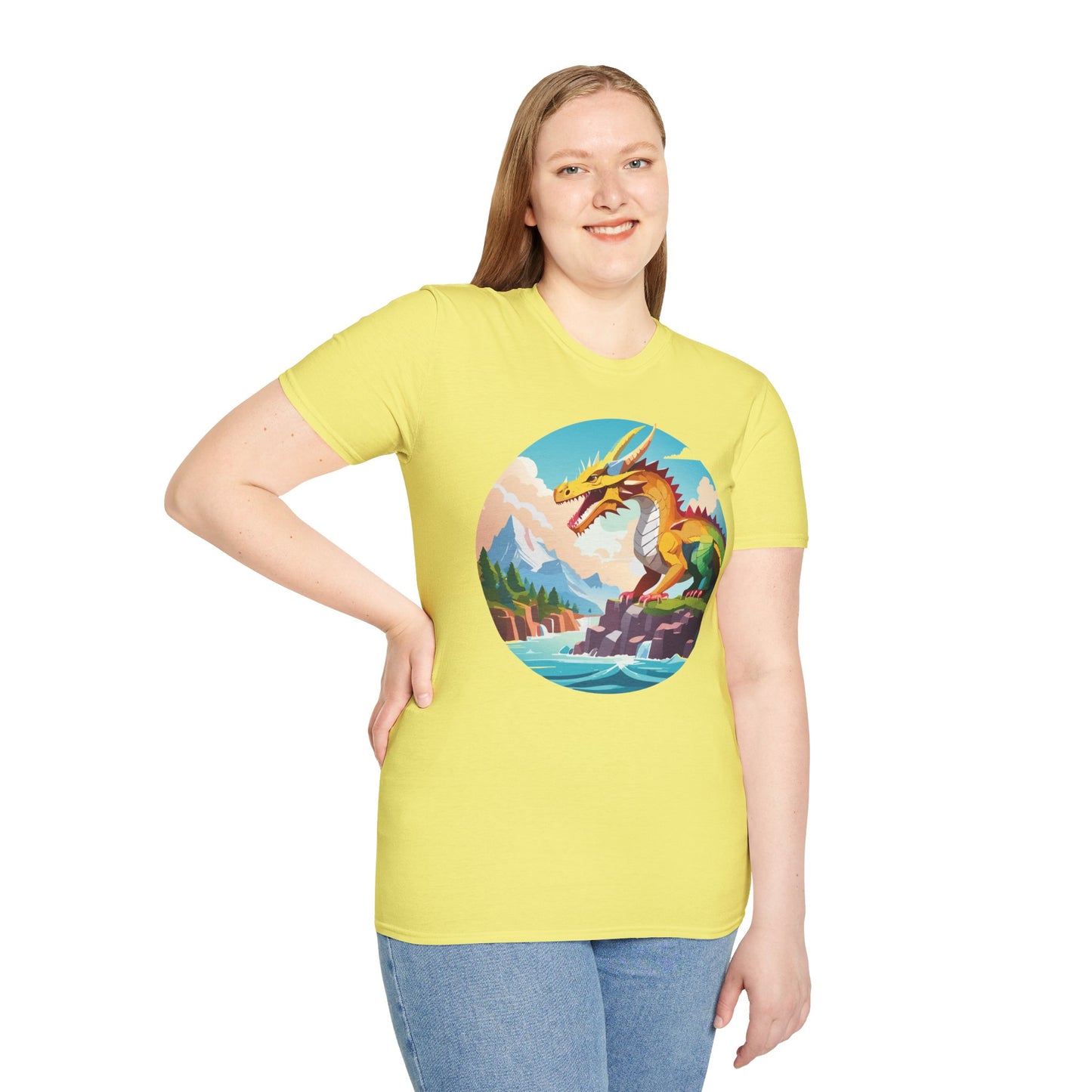 Dragon T Shirt, Dragon Shirt, Shirt with Animals, Animal Shirt