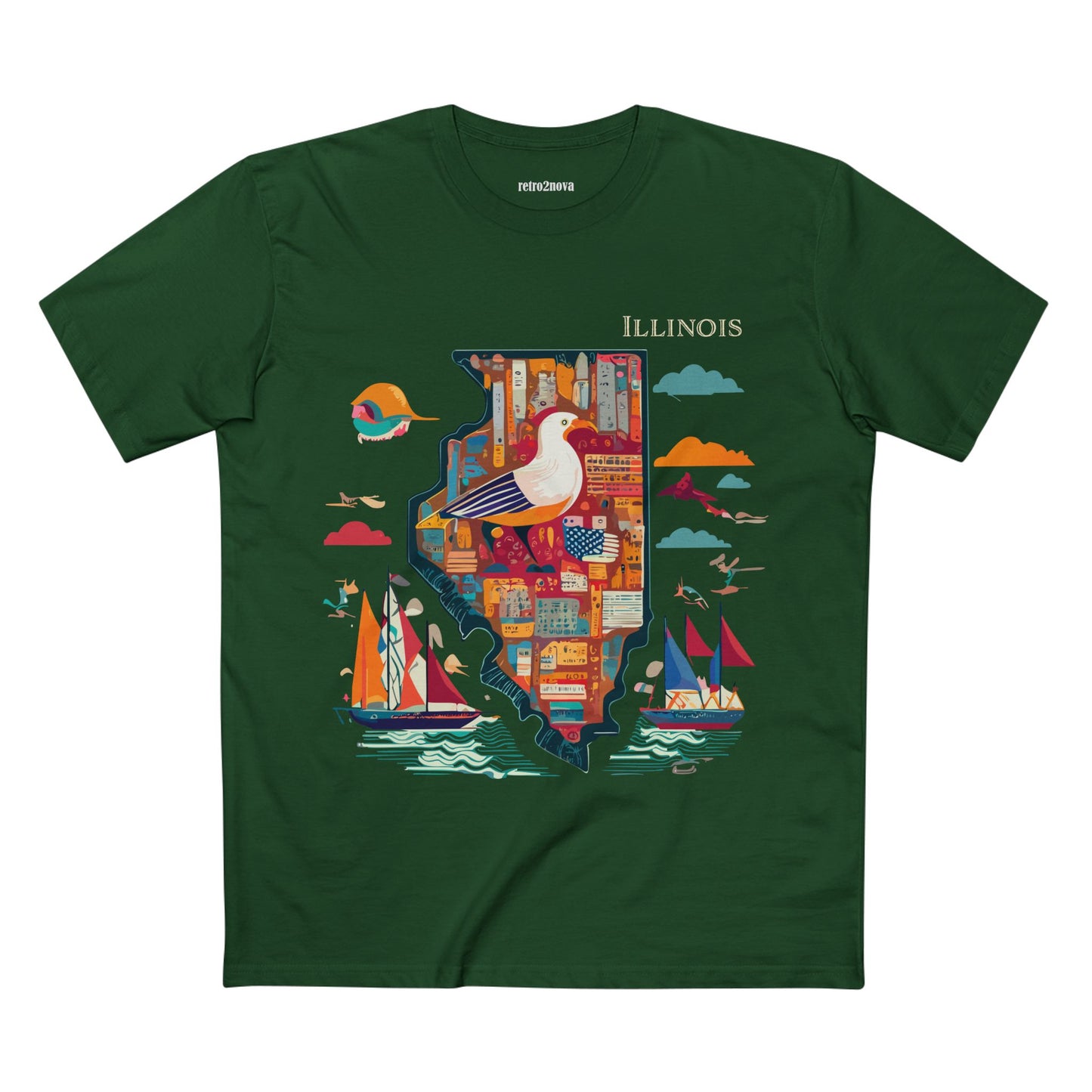 US State Shirts, Illinois Shirt