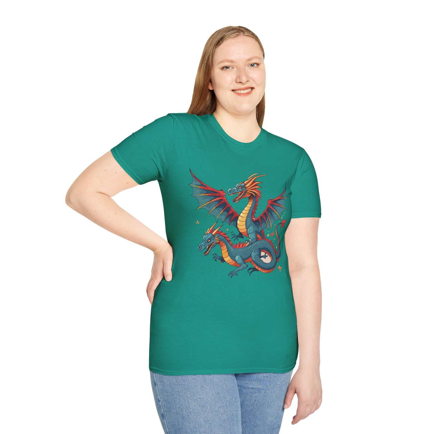 Dragon T Shirt, Dragon Shirt, Shirt with Animals, Animal Shirt