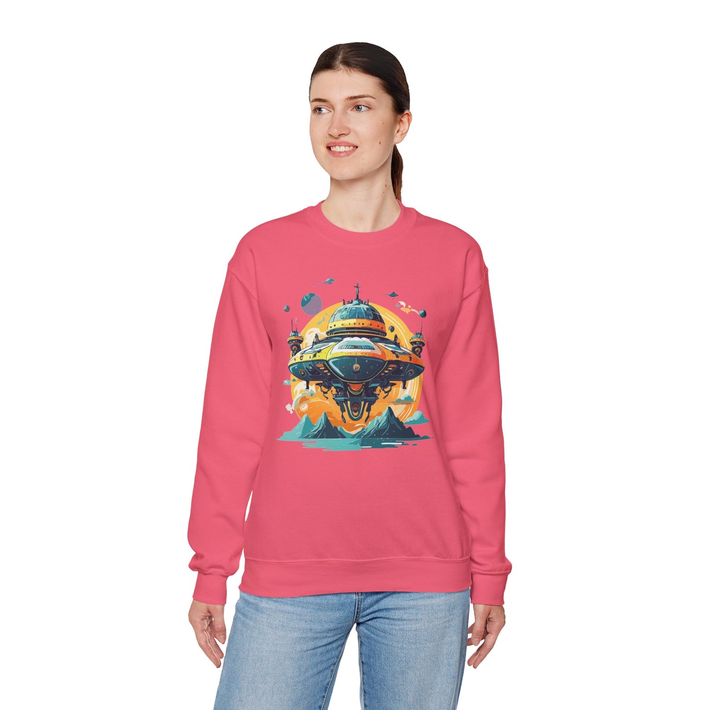 Space Shuttle Sweatshirt, Cosmic Sweatshirt, Astronaut Sweatshirt, Space Cosmic Sweatshirt