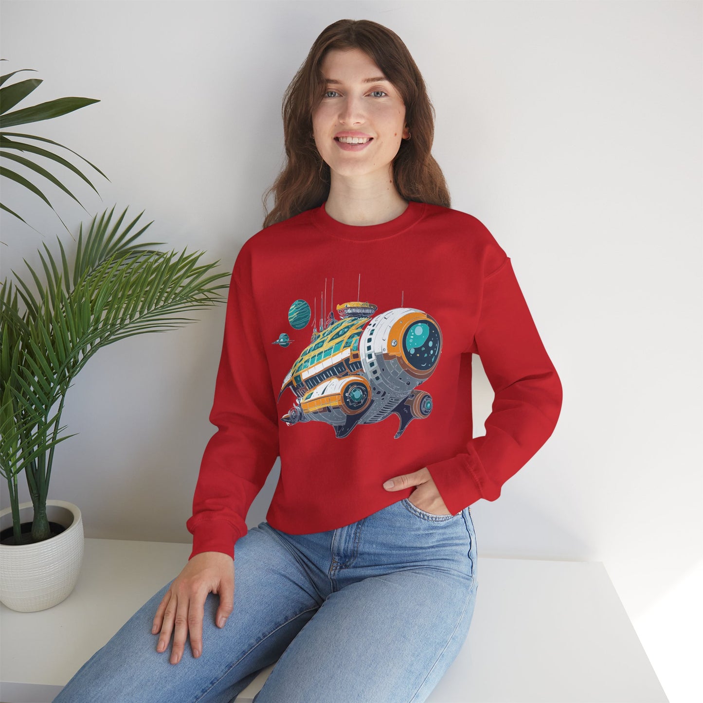 Space Shuttle Sweatshirt, Cosmic Sweatshirt, Astronaut Sweatshirt, Space Cosmic Sweatshirt