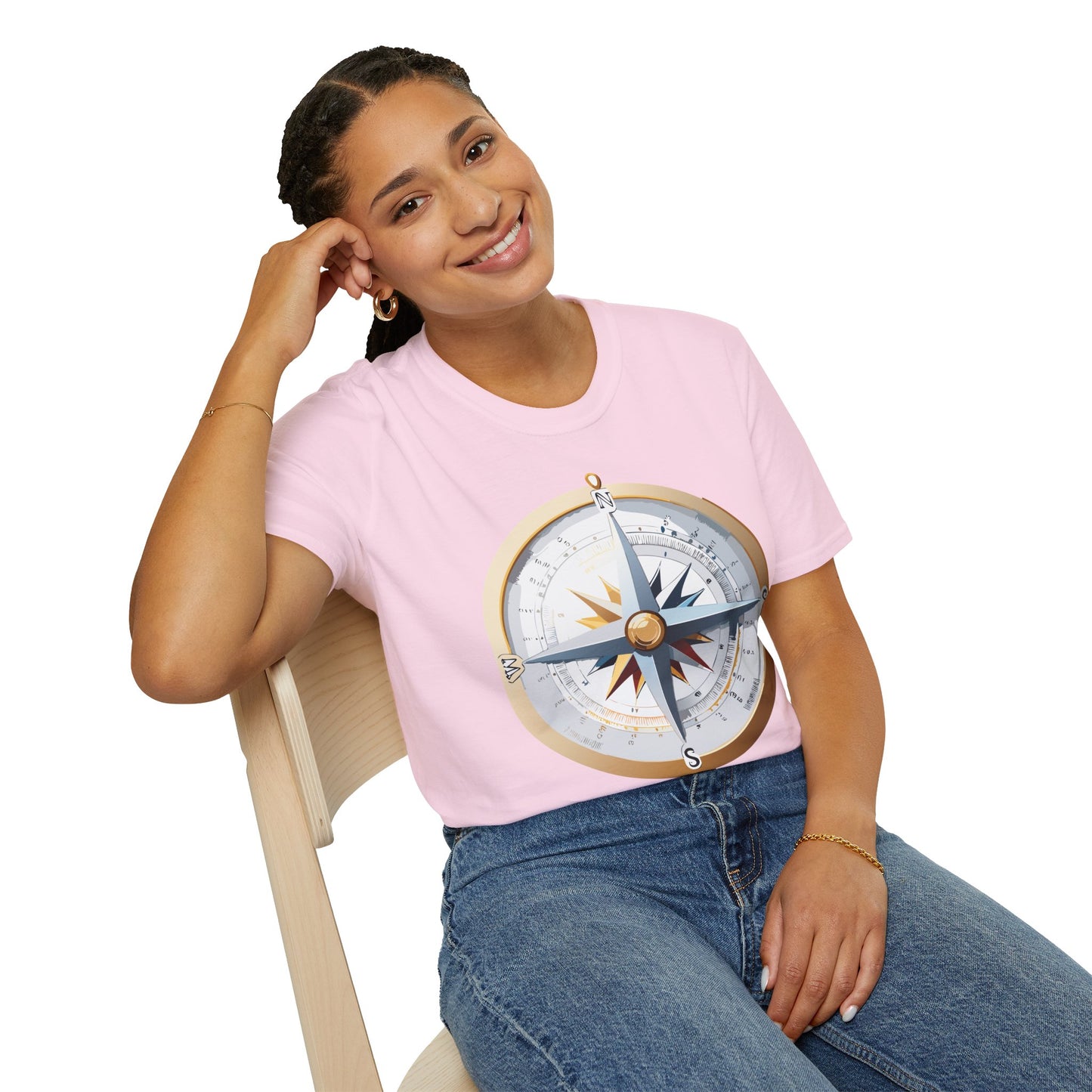 Compass T Shirt, Compass Shirt, Shirt with Compass, Navigator Shirt