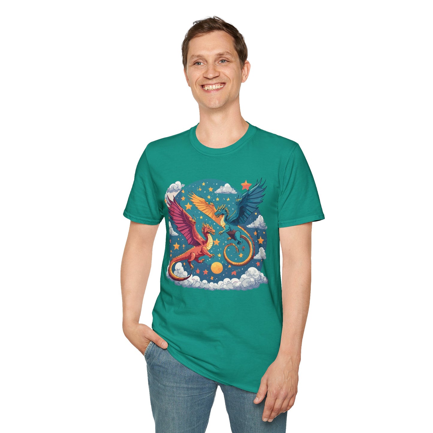 Dragon T Shirt, Dragon Shirt, Shirt with Animals, Animal Shirt
