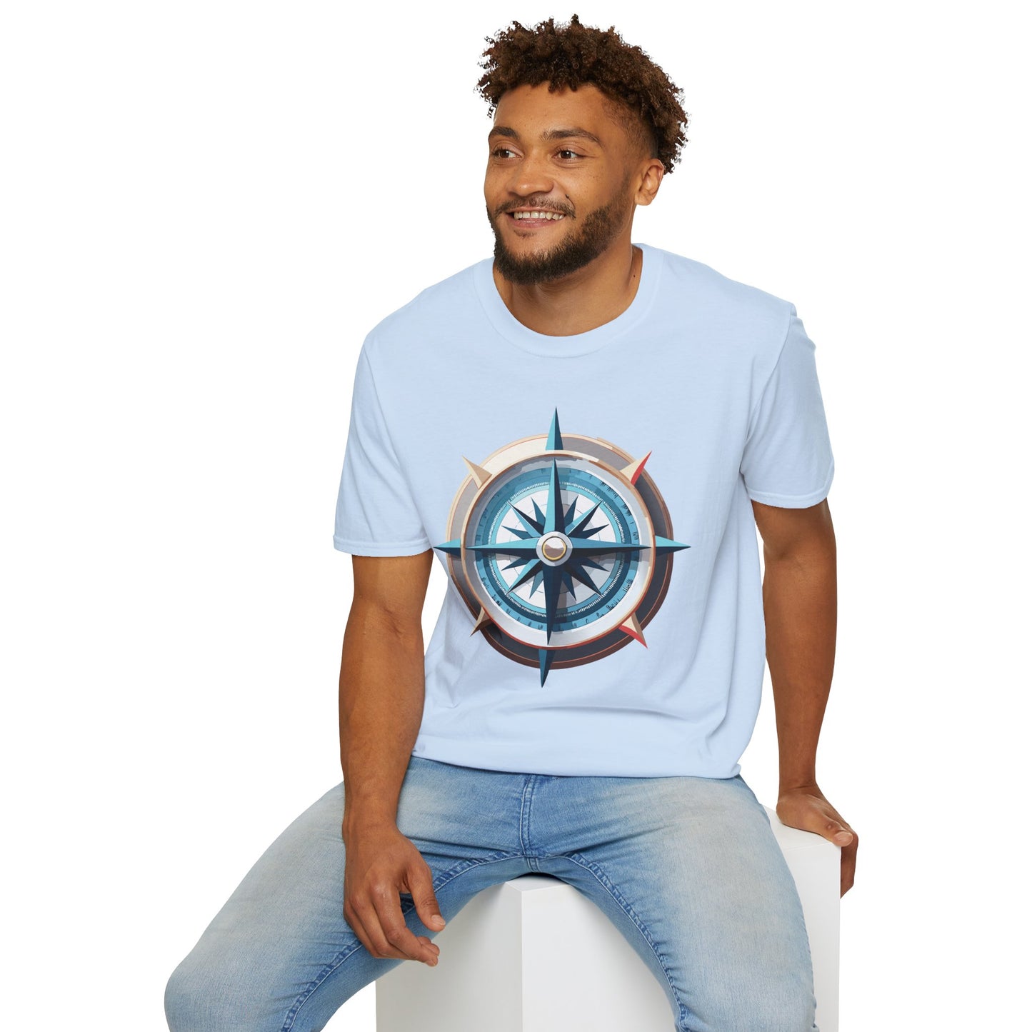Compass T Shirt, Compass Shirt, Shirt with Compass, Navigator Shirt