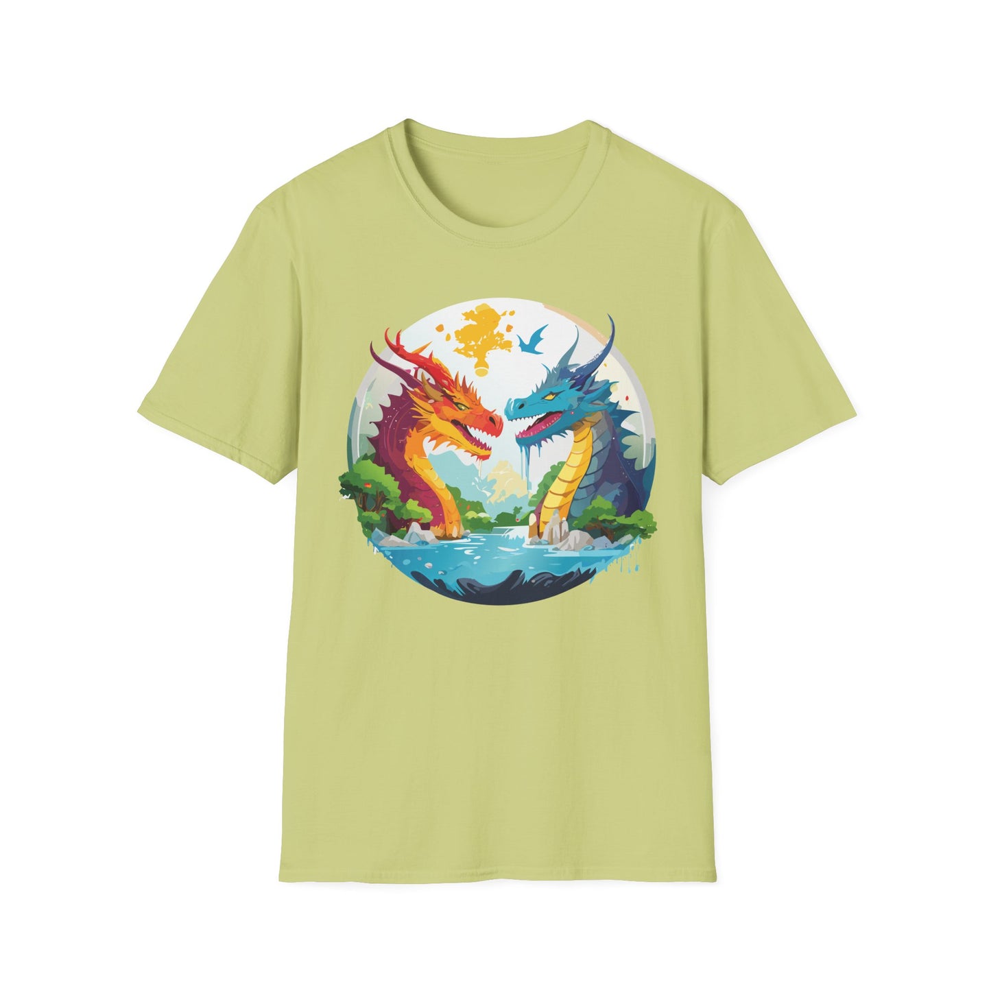 Dragon T Shirt, Dragon Shirt, Shirt with Animals, Animal Shirt