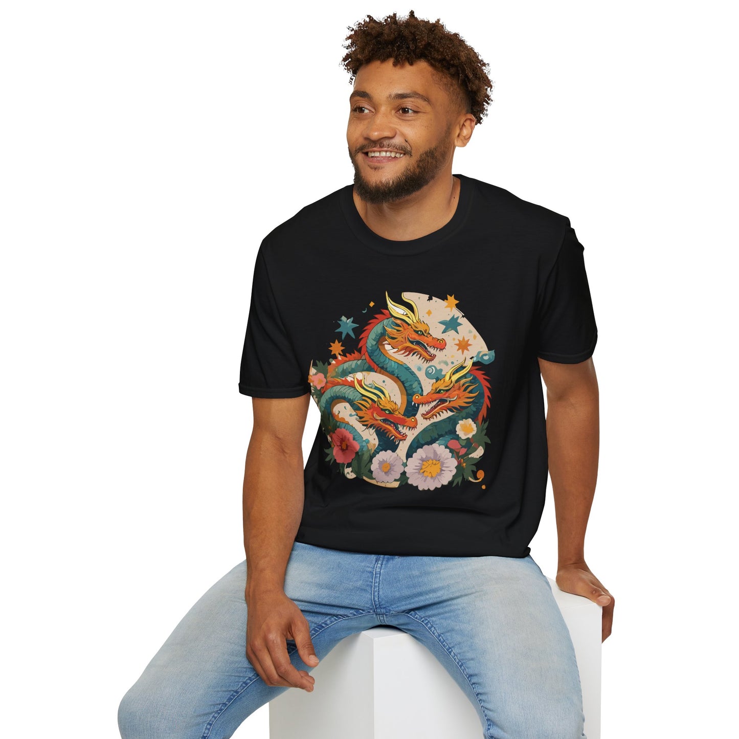 Dragon T Shirt, Dragon Shirt, Shirt with Animals, Animal Shirt