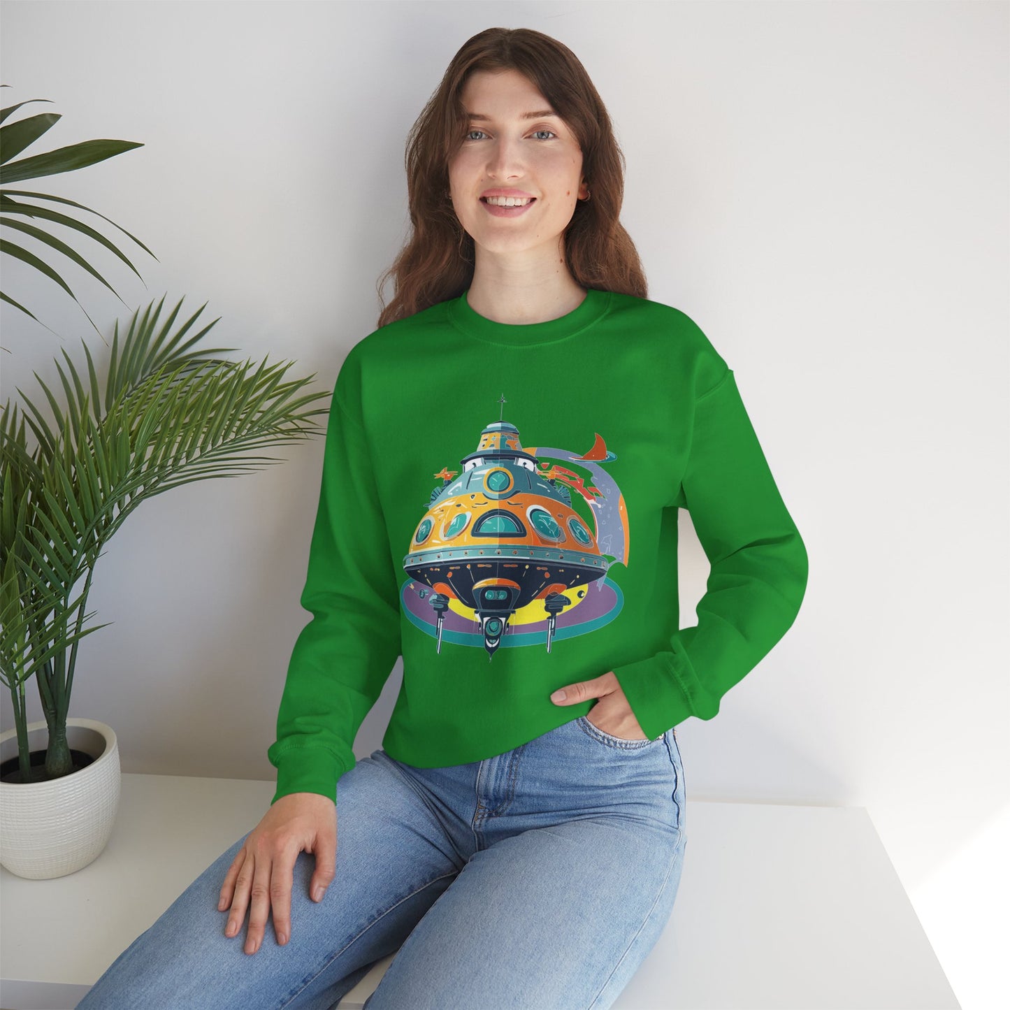 Space Shuttle Sweatshirt, Cosmic Sweatshirt, Astronaut Sweatshirt, Space Cosmic Sweatshirt