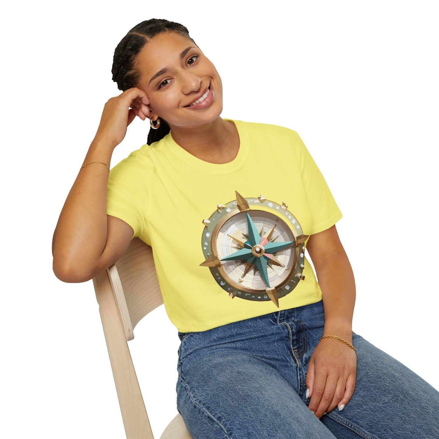 Compass T Shirt, Compass Shirt, Shirt with Compass, Navigator Shirt