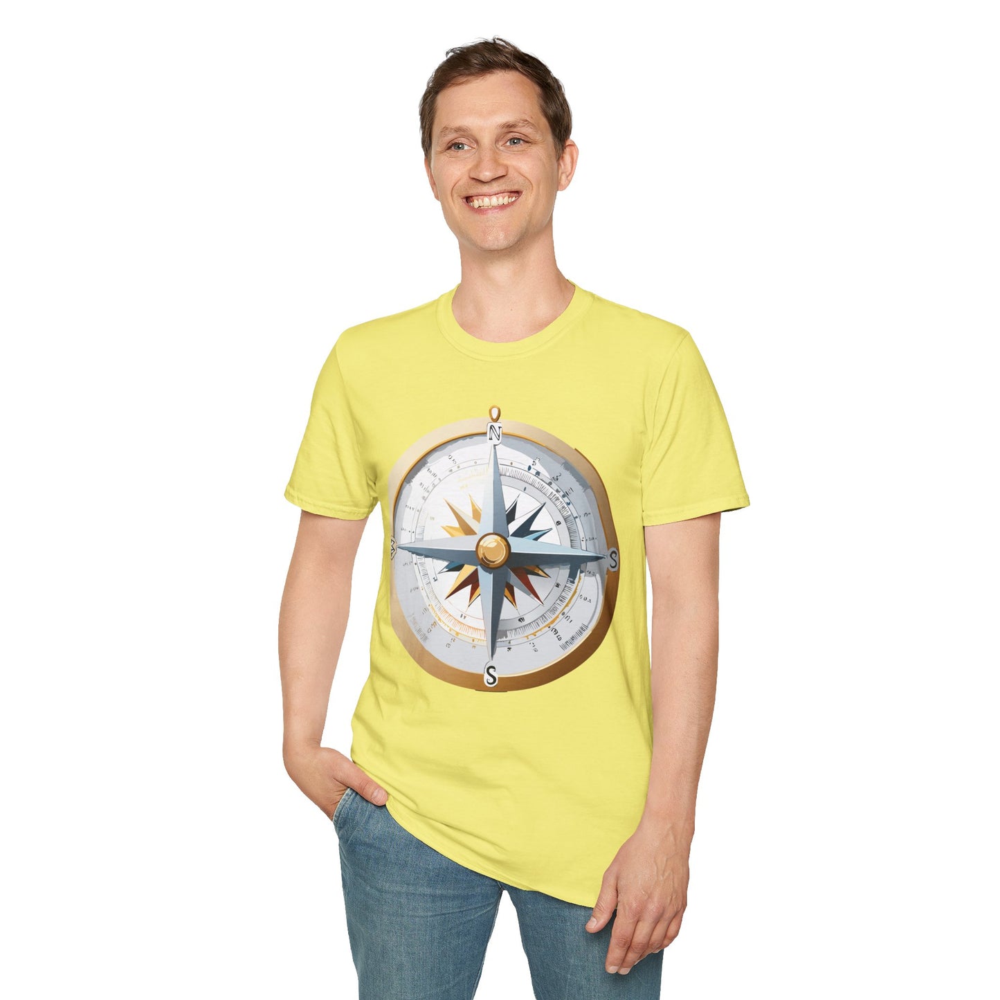 Compass T Shirt, Compass Shirt, Shirt with Compass, Navigator Shirt