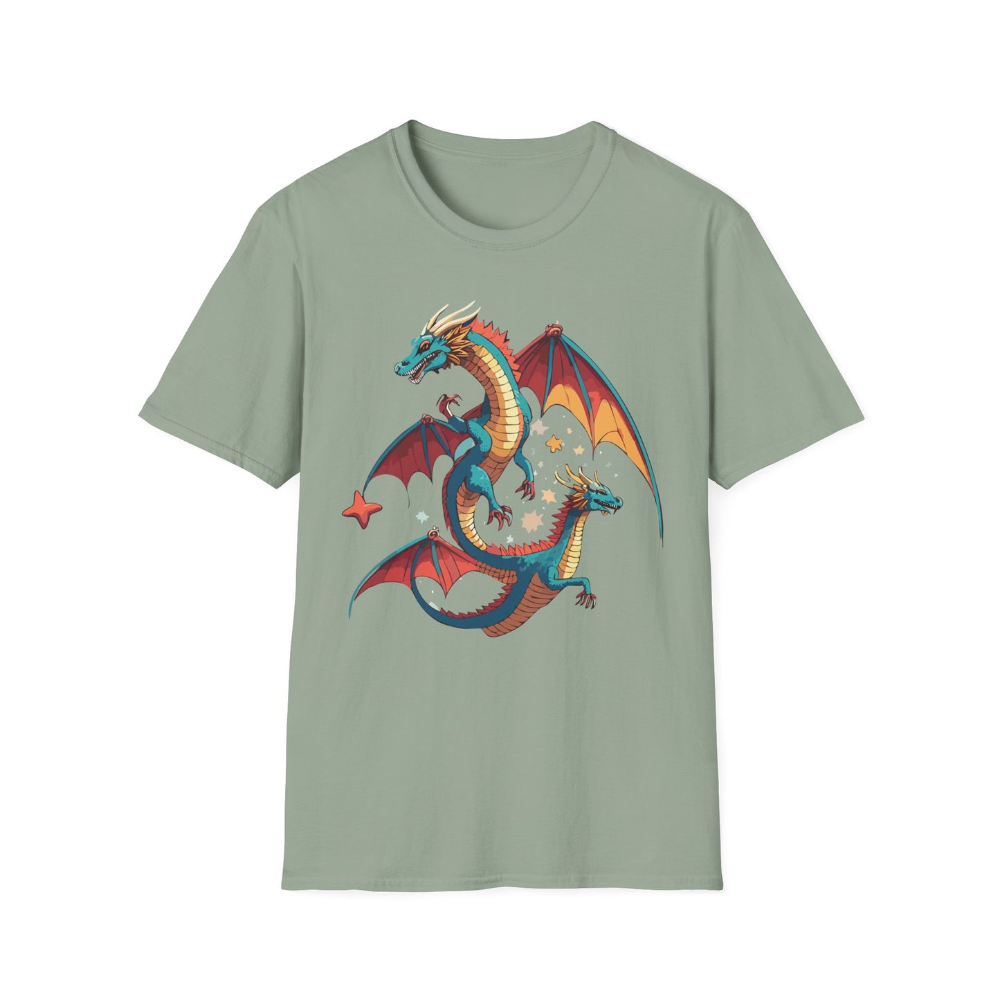Dragon T Shirt, Dragon Shirt, Shirt with Animals, Animal Shirt