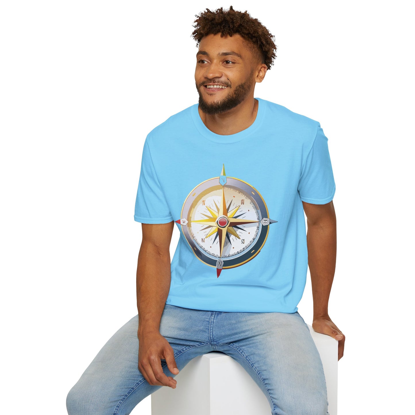Compass T Shirt, Compass Shirt, Shirt with Compass, Navigator Shirt