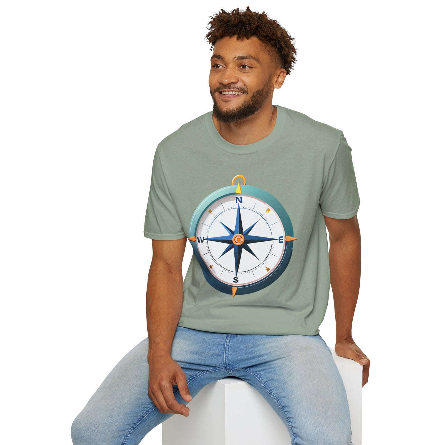Compass T Shirt, Compass Shirt, Shirt with Compass, Navigator Shirt