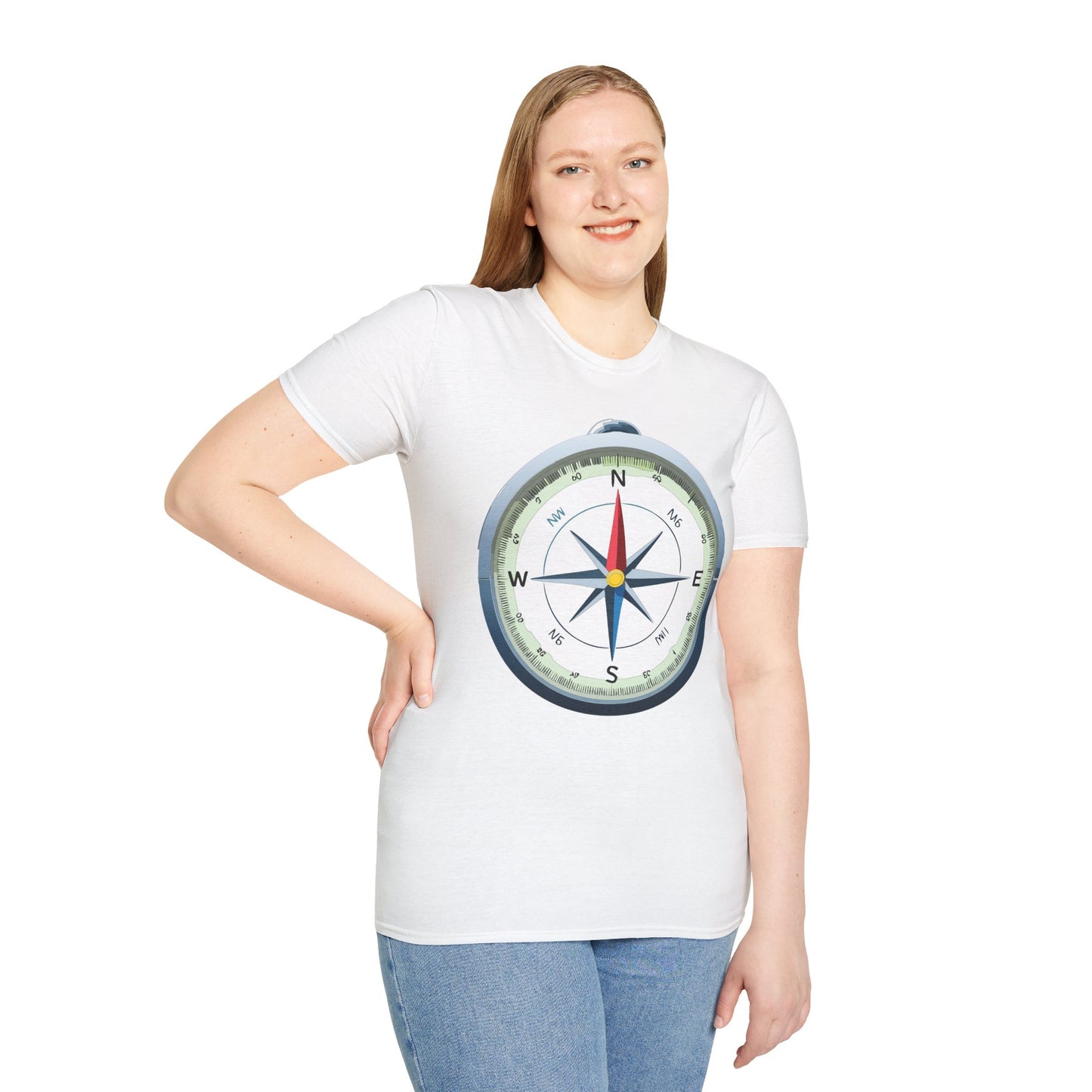 Compass T Shirt, Compass Shirt, Shirt with Compass, Navigator Shirt
