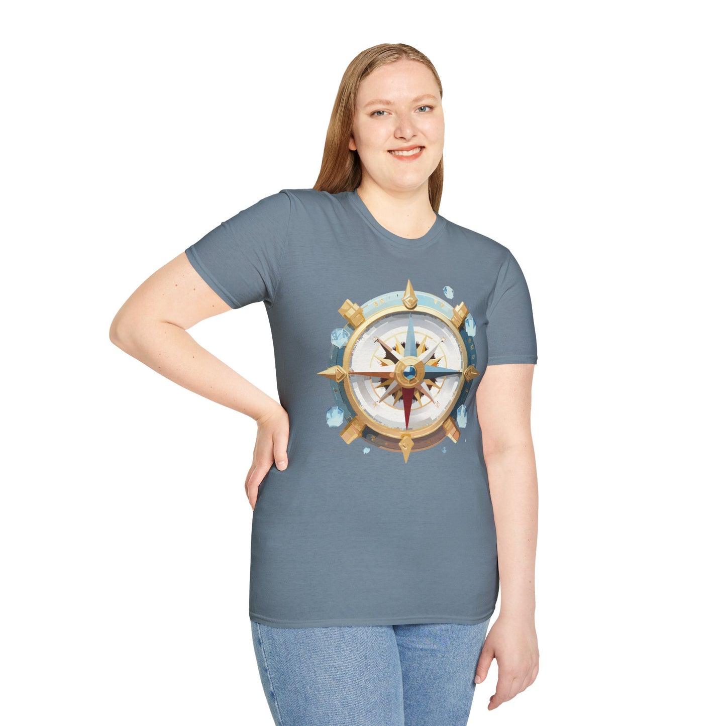 Compass T Shirt, Compass Shirt, Shirt with Compass, Navigator Shirt