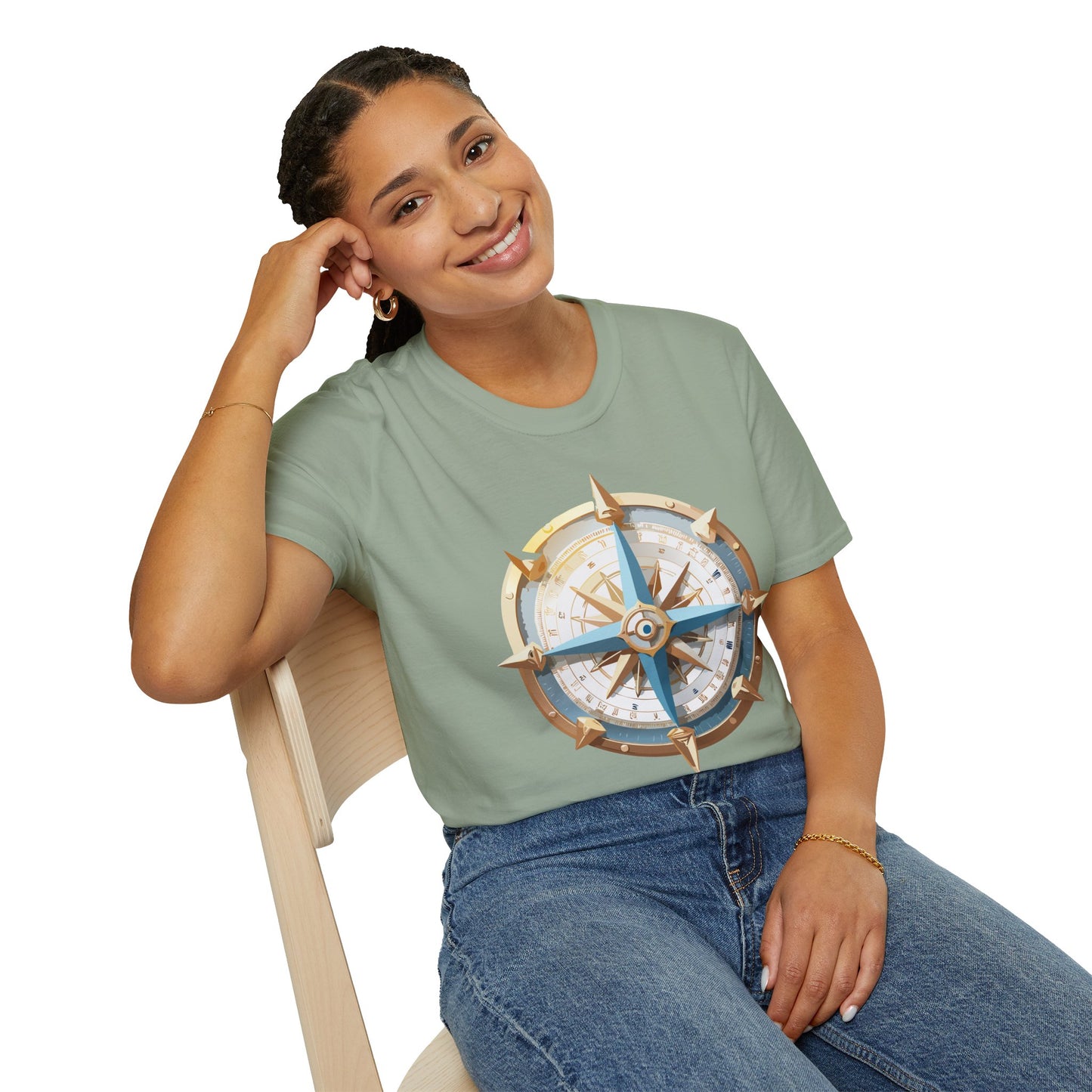 Compass T Shirt, Compass Shirt, Shirt with Compass, Navigator Shirt