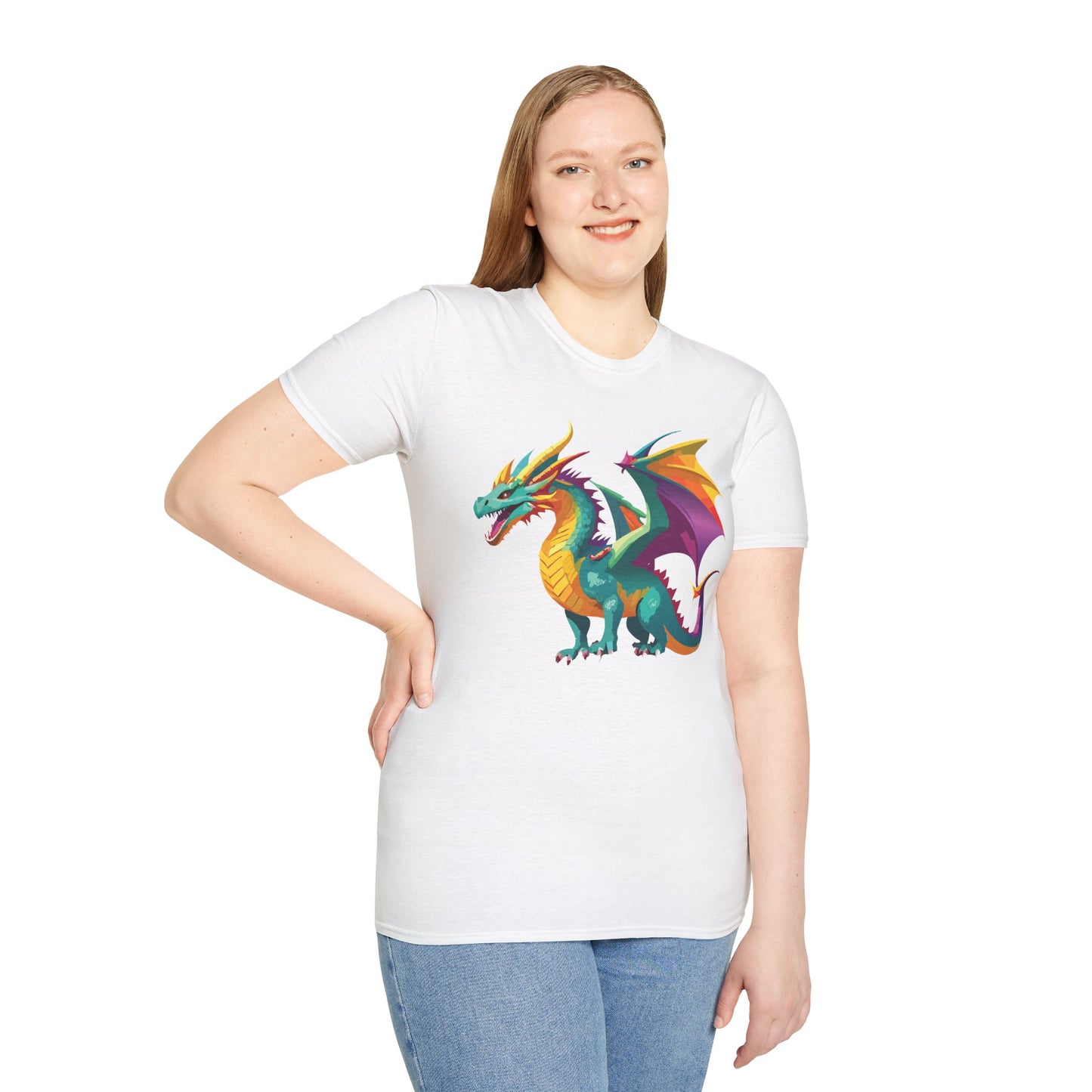 Dragon T Shirt, Dragon Shirt, Shirt with Animals, Animal Shirt