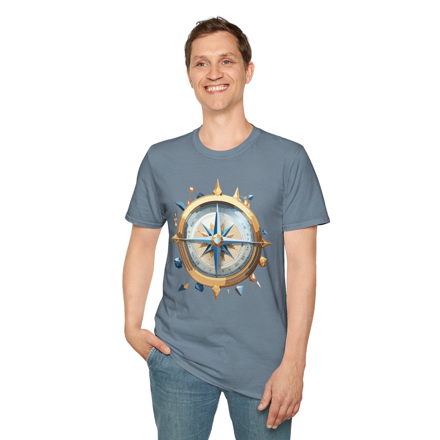 Compass T Shirt, Compass Shirt, Shirt with Compass, Navigator Shirt