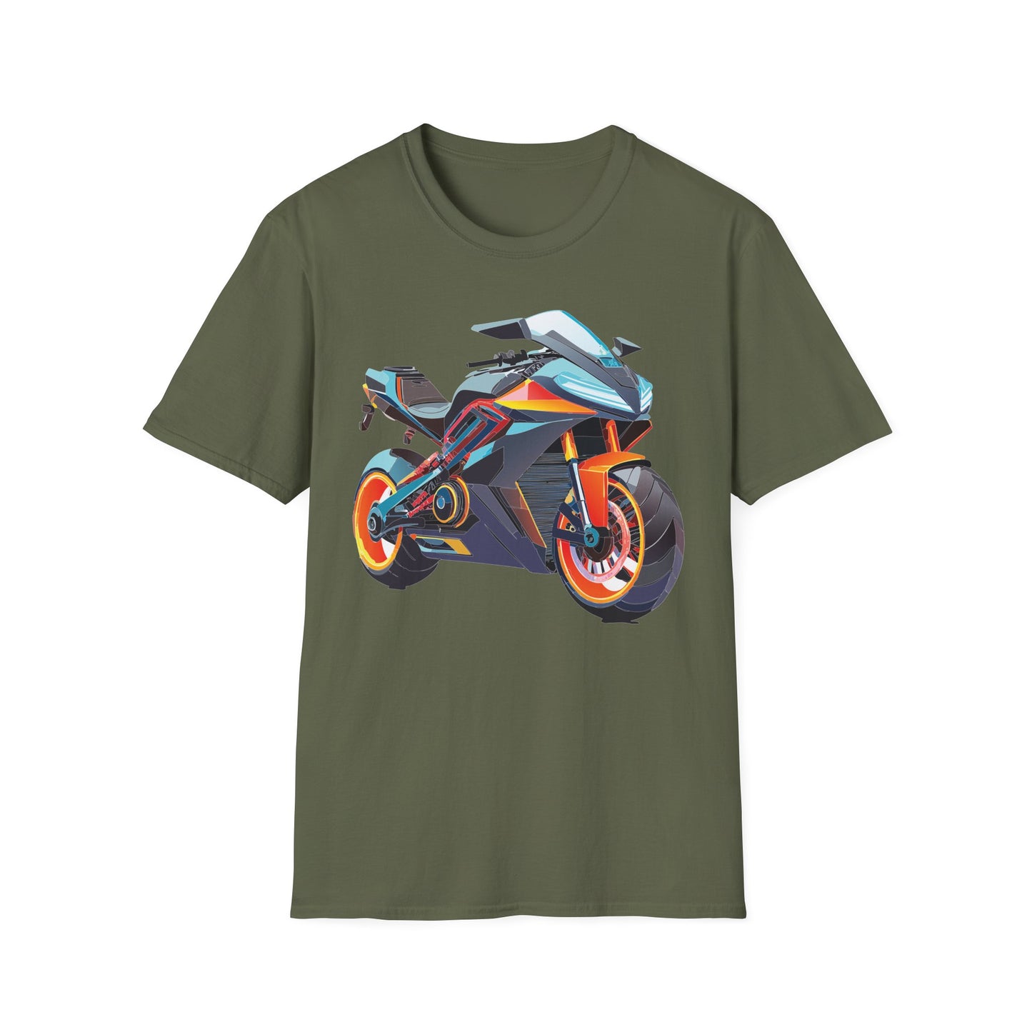 Bike T Shirt, Moto Shirt, Shirt with Motorcycle, MTB T Shirts