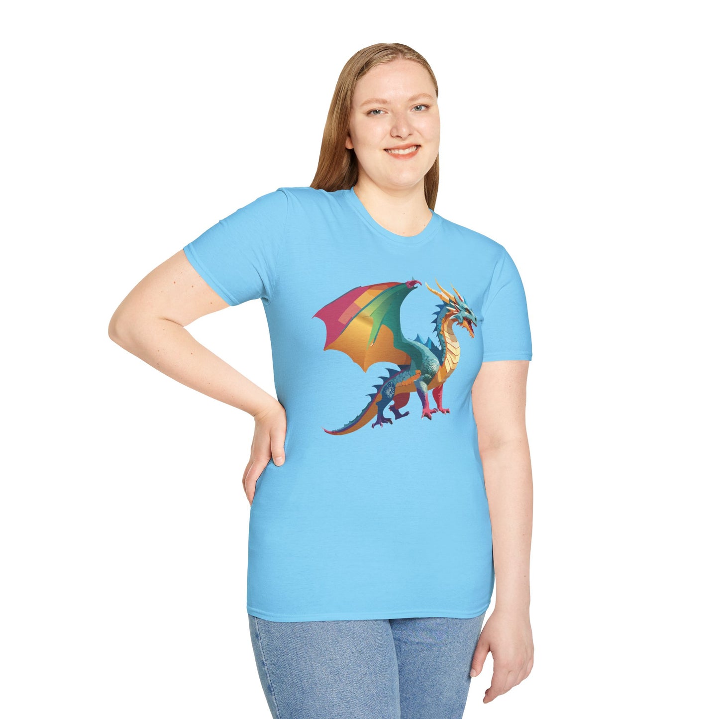 Dragon T Shirt, Dragon Shirt, Shirt with Animals, Animal Shirt