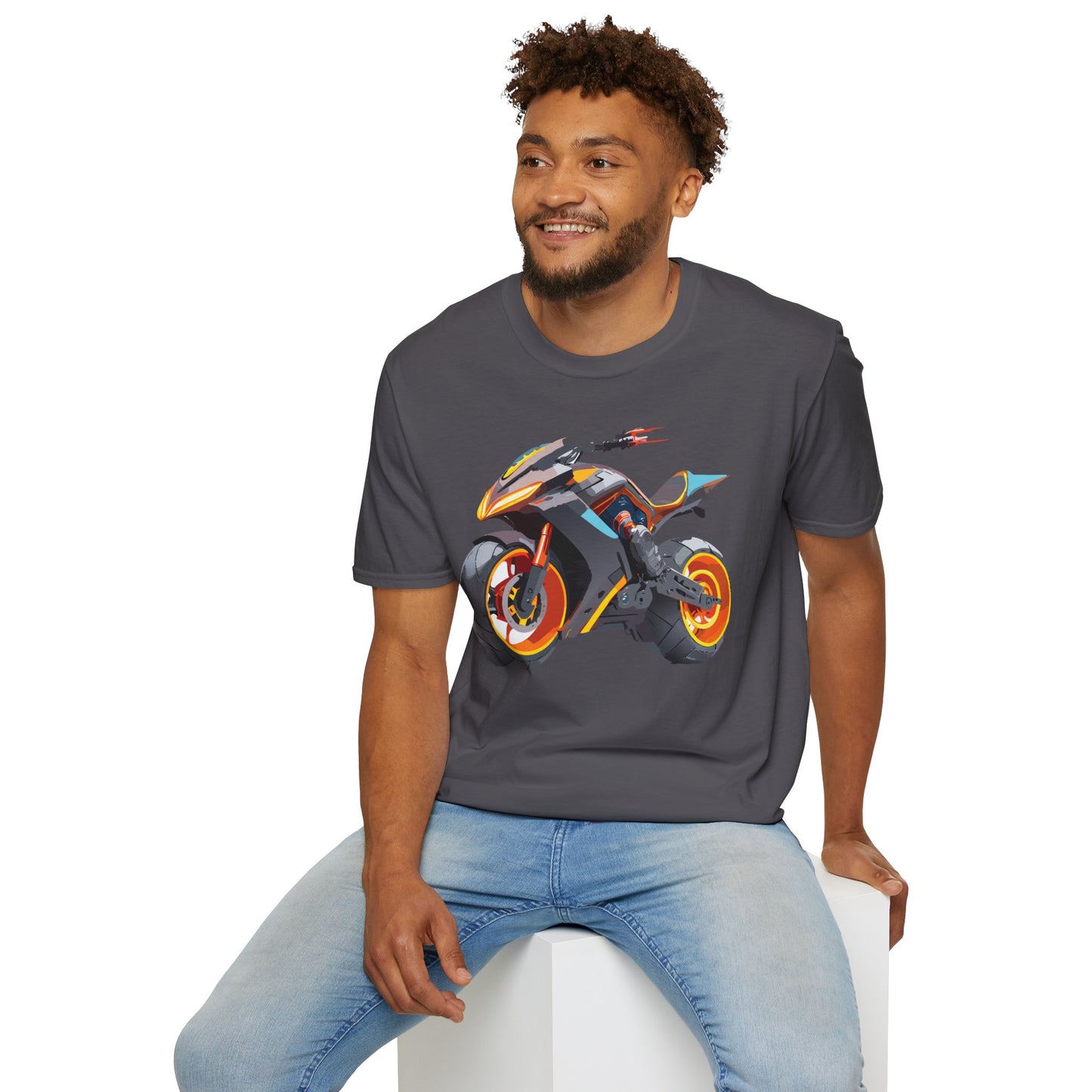 Bike T Shirt, Moto Shirt, Shirt with Motorcycle, MTB T Shirts