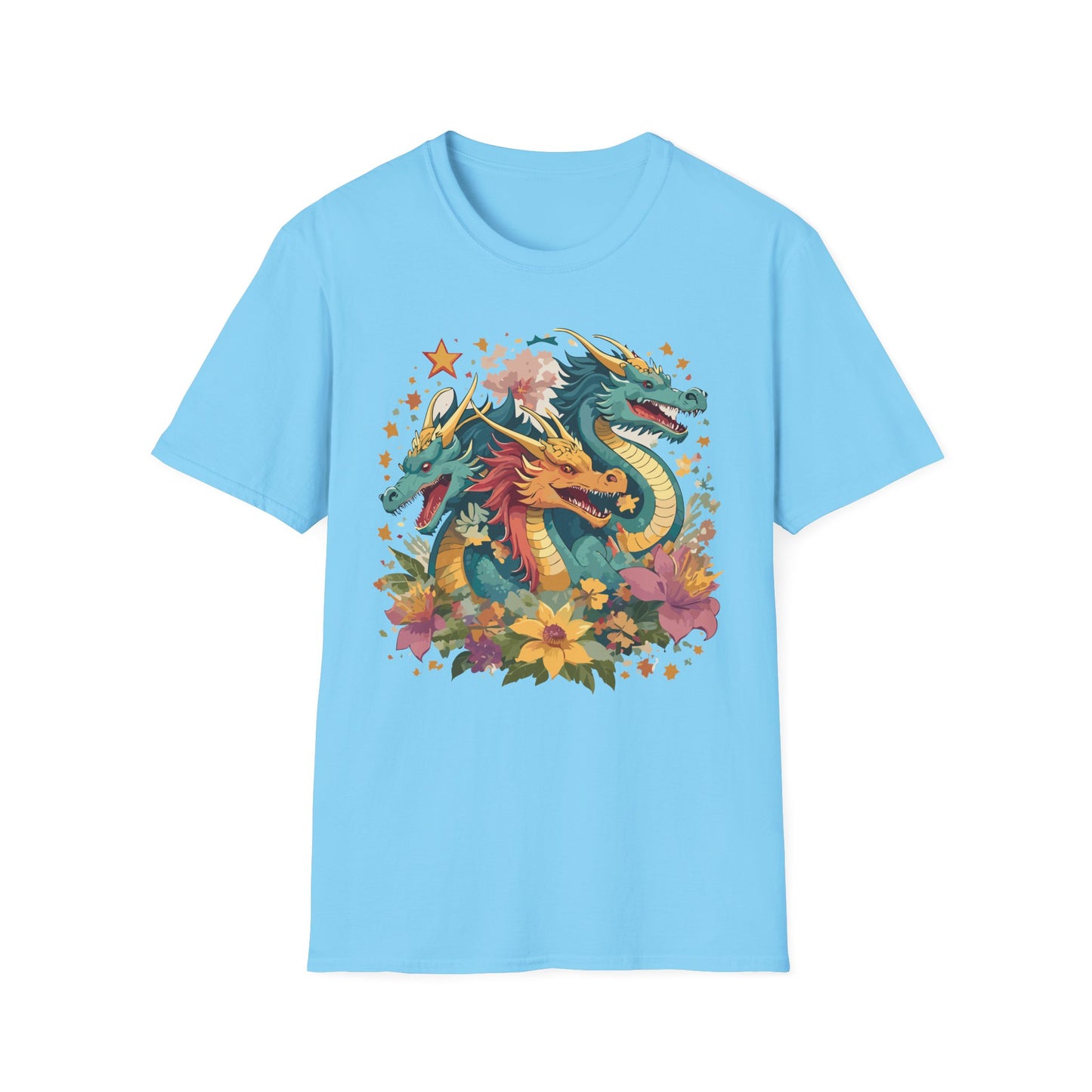 Dragon T Shirt, Dragon Shirt, Shirt with Animals, Animal Shirt
