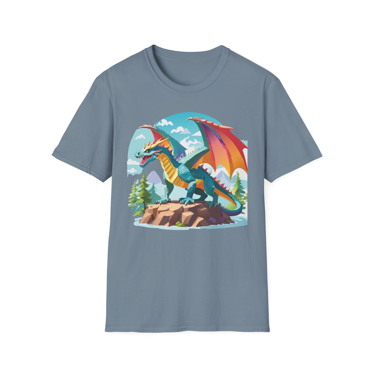 Dragon T Shirt, Dragon Shirt, Shirt with Animals, Animal Shirt