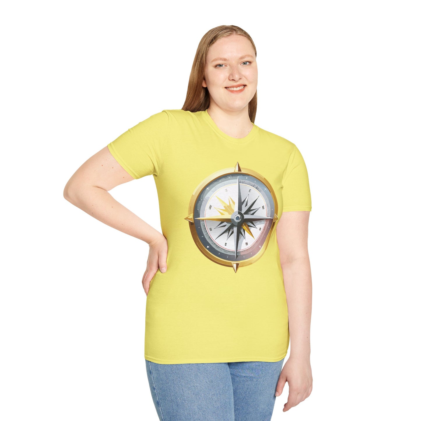 Compass T Shirt, Compass Shirt, Shirt with Compass, Navigator Shirt
